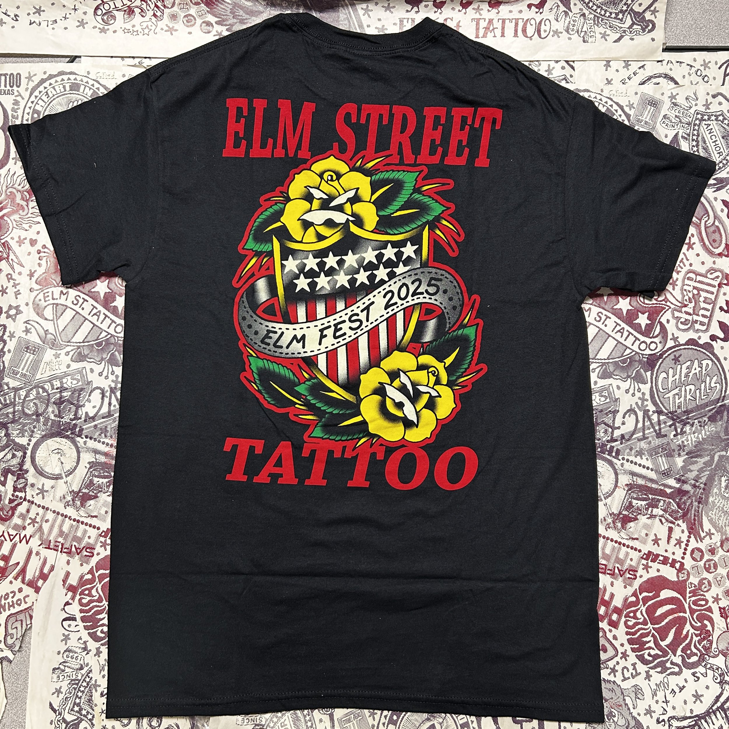 Elm Street Music & Tattoo Fest 2025 Tee