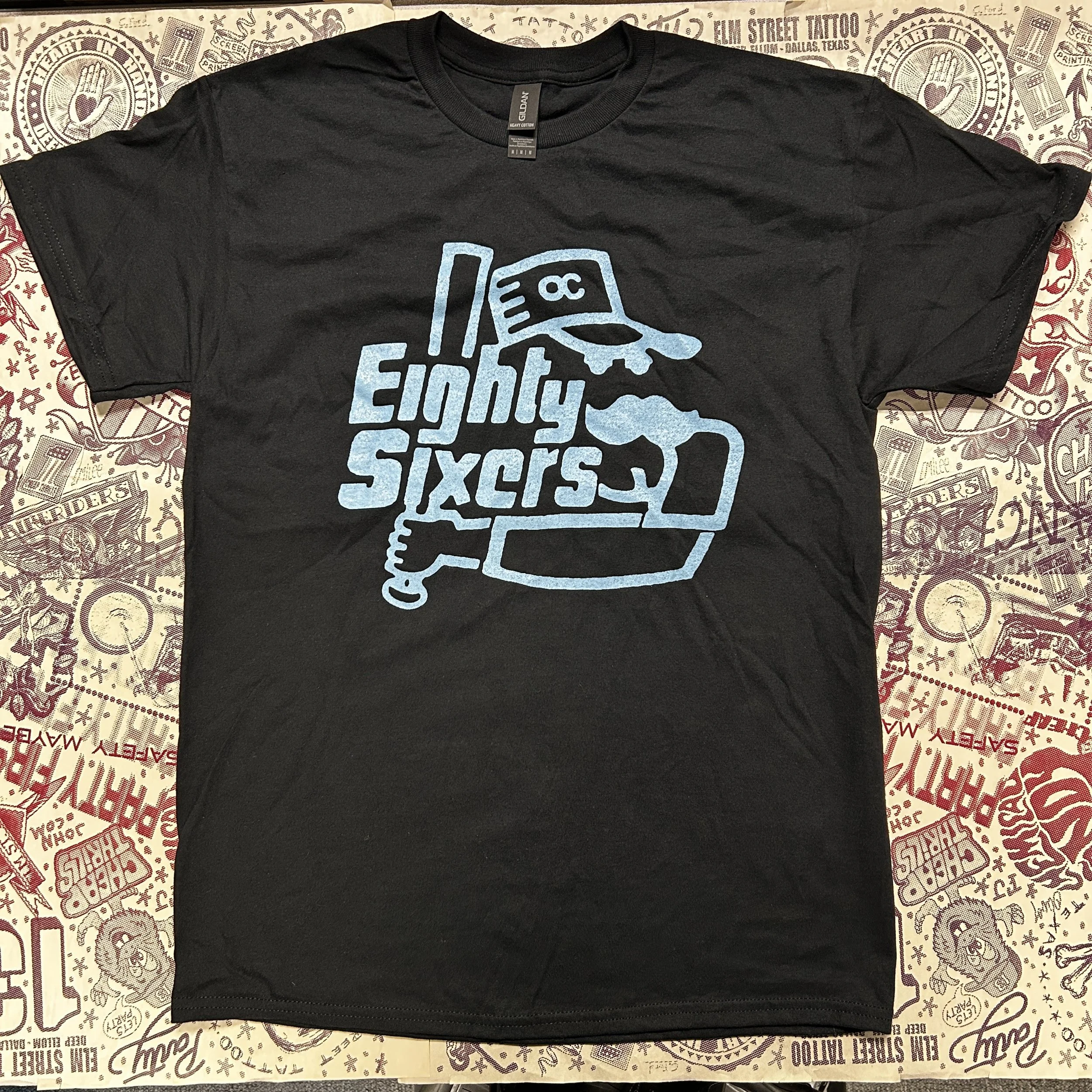 86ers Old Timey Baseball Guy Tee