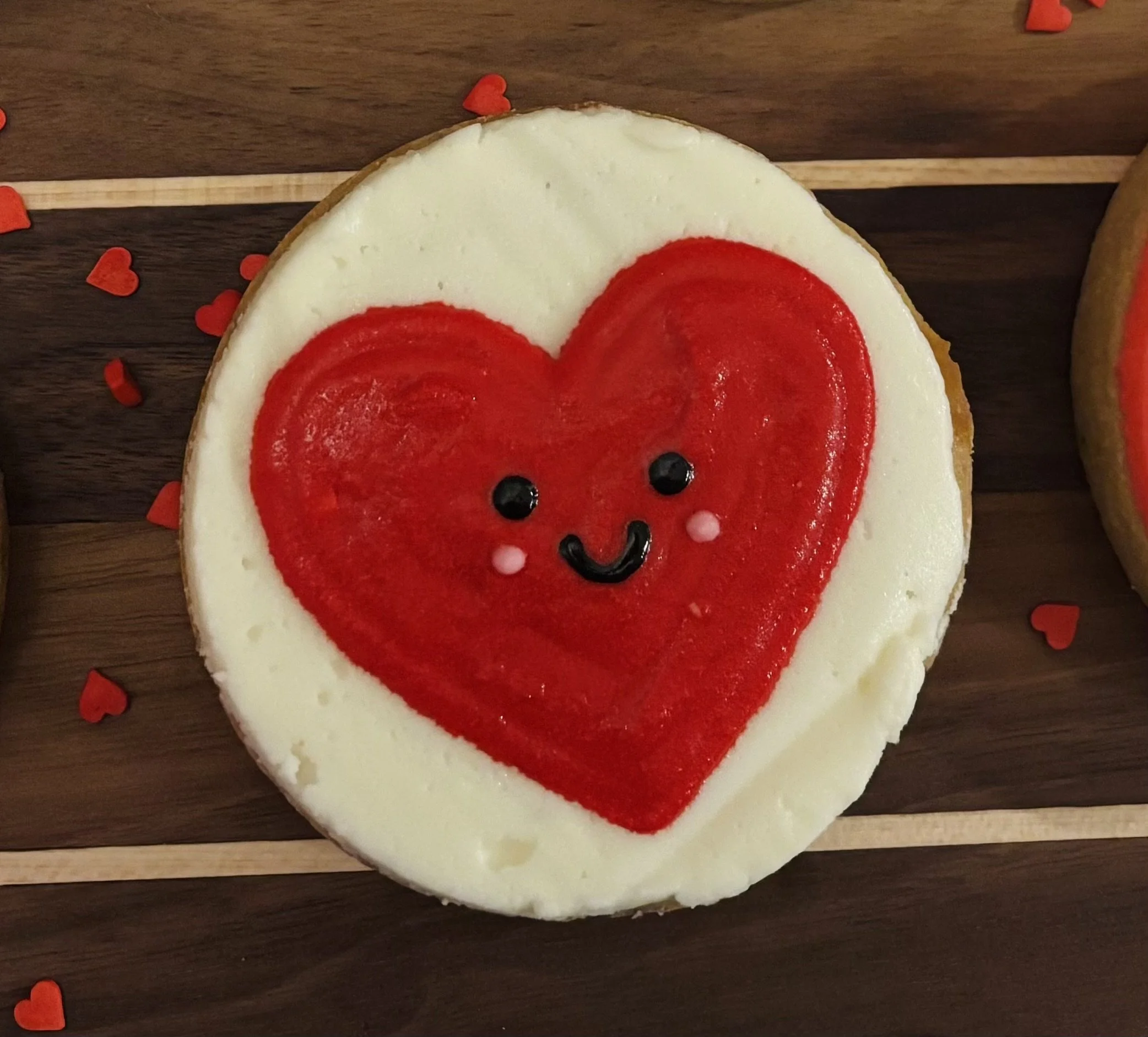 Red Heart Mini Cookie Cake