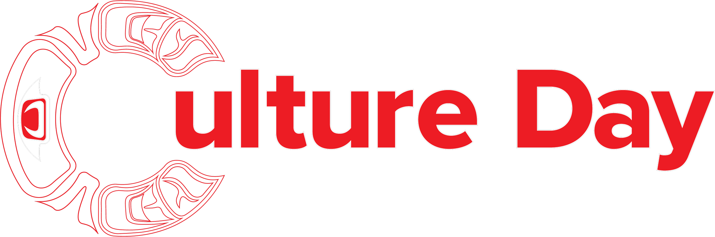 Logo for 'Future Day' featuring a stylized red and white design on a black background with the words 'Future Day' in bold red letters.