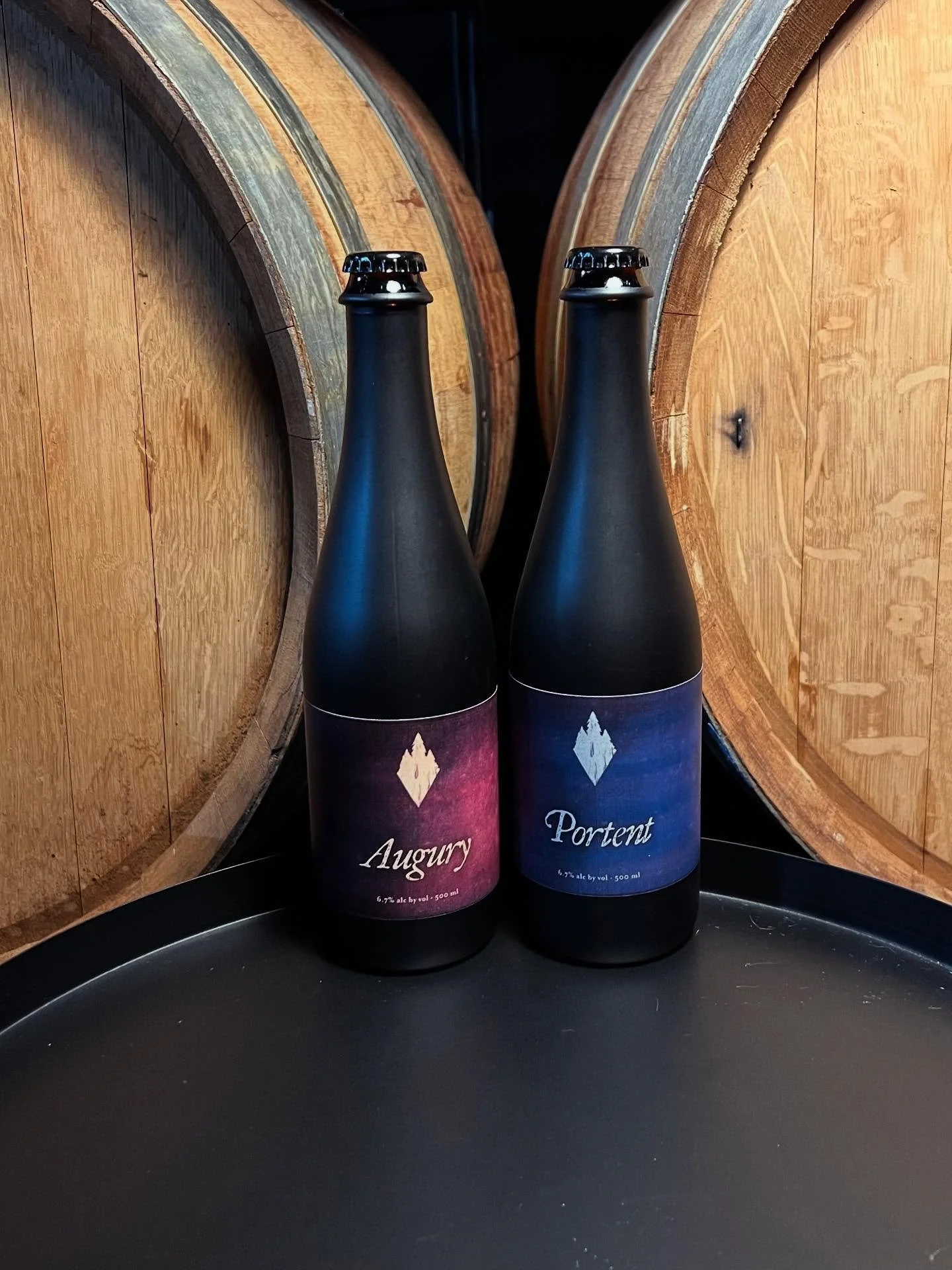 Augury &amp; Portent are two of our mixed-culture saisons focusing on the beauty of hops + funk. Augury centers on citrus and Portent on more complex/earthy notes.

Both will be available in the tap room starting this Saturday, Nov 8th.

This year we