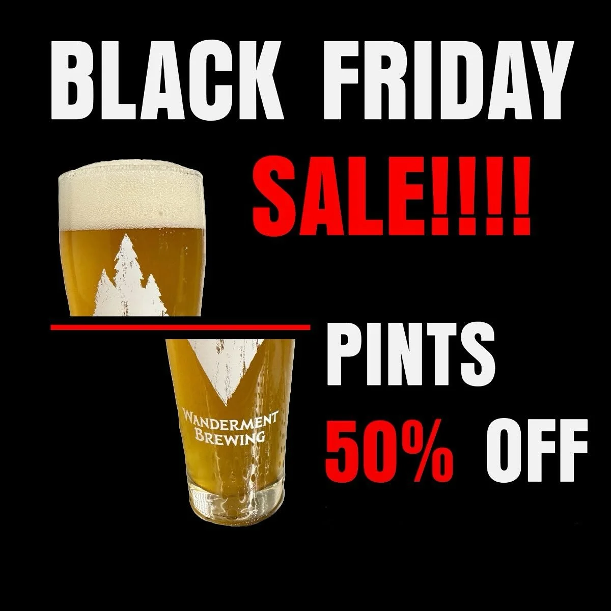 50% off draft pints all day long 🤑 

Don&rsquo;t support big corporate chains and come have some cheap beers instead!

Remember to tip your bartender accordingly

#Denver #denverbeer #denvercraftbeer #coloradobeer #coloradocraftbeer #blackfriday #wa