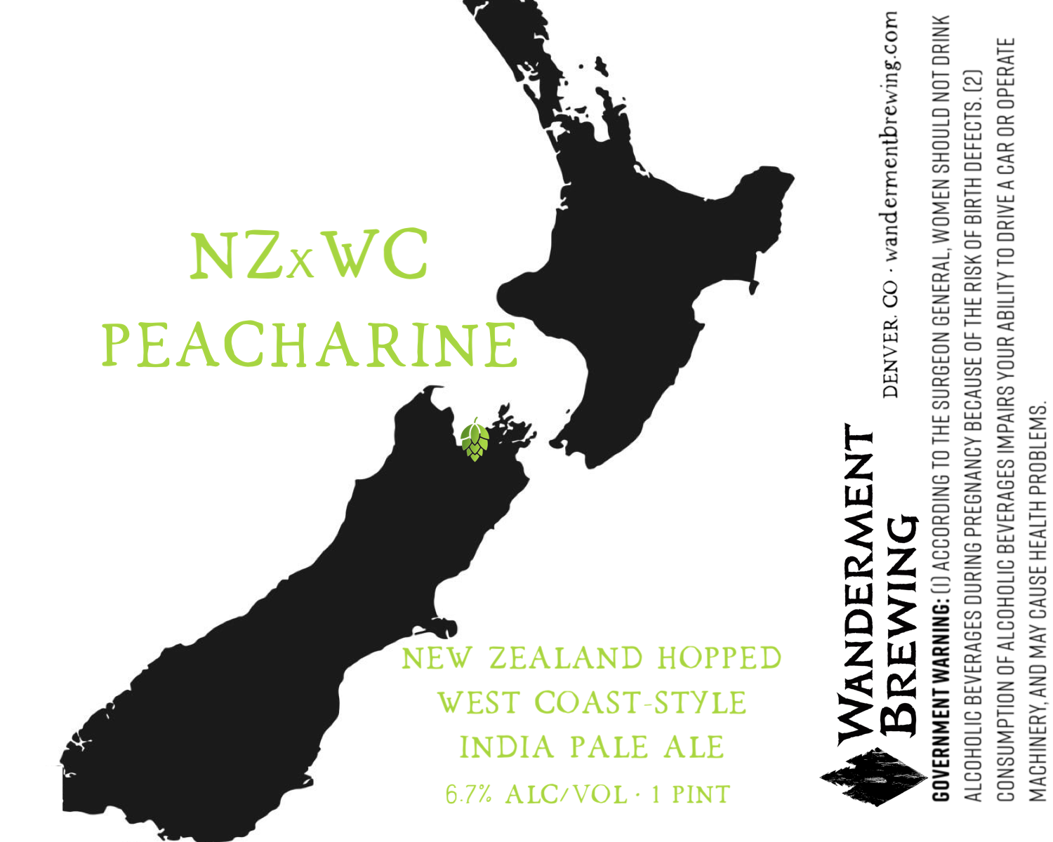 NZxWC Peacharine New Zealand IPA Release