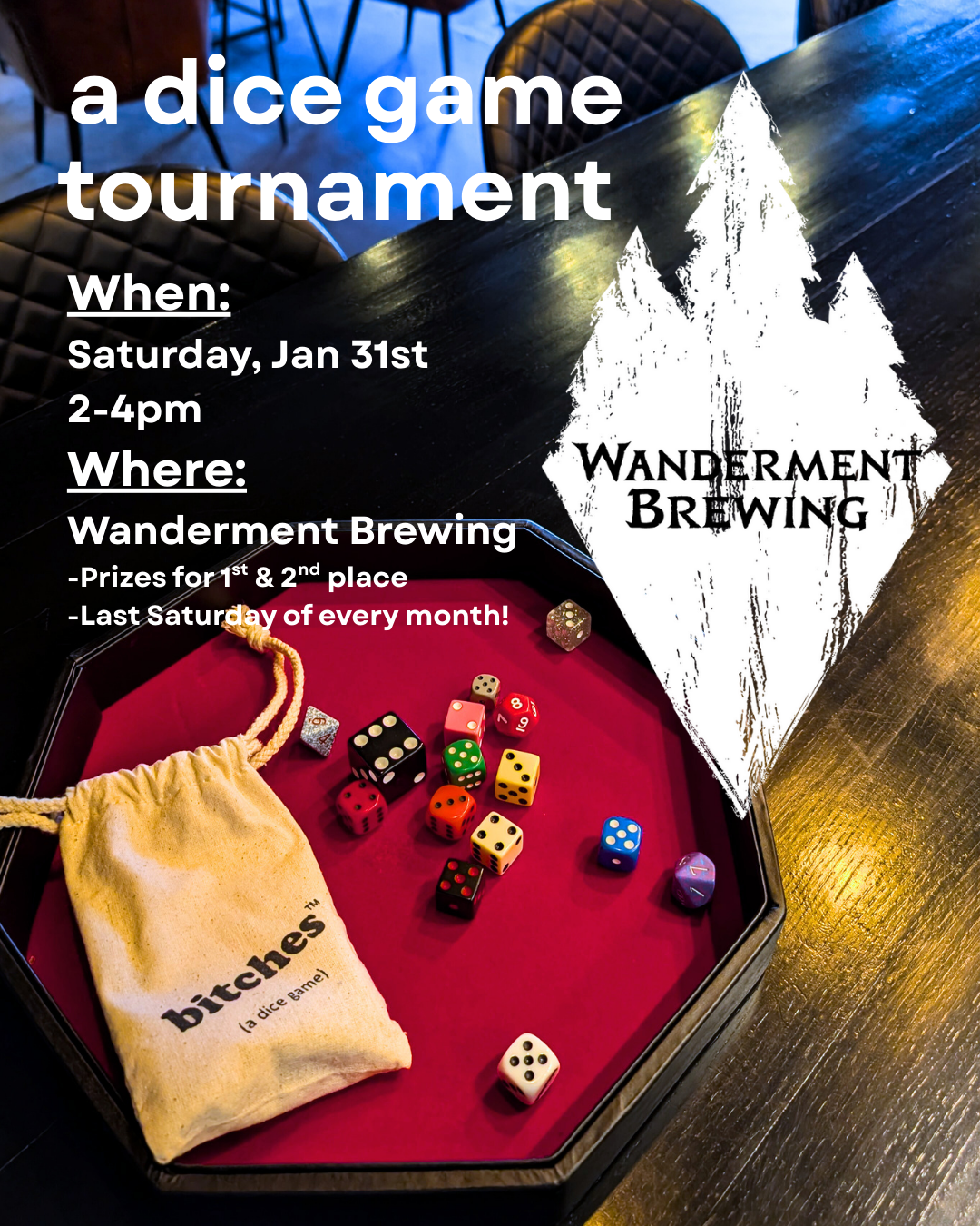 B*tches Dice Game January Tournament