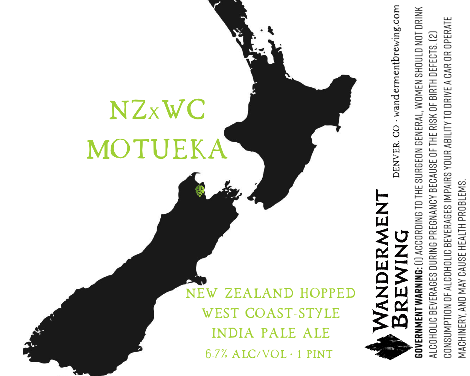 NZxWC Motueka · New Zealand IPA Release