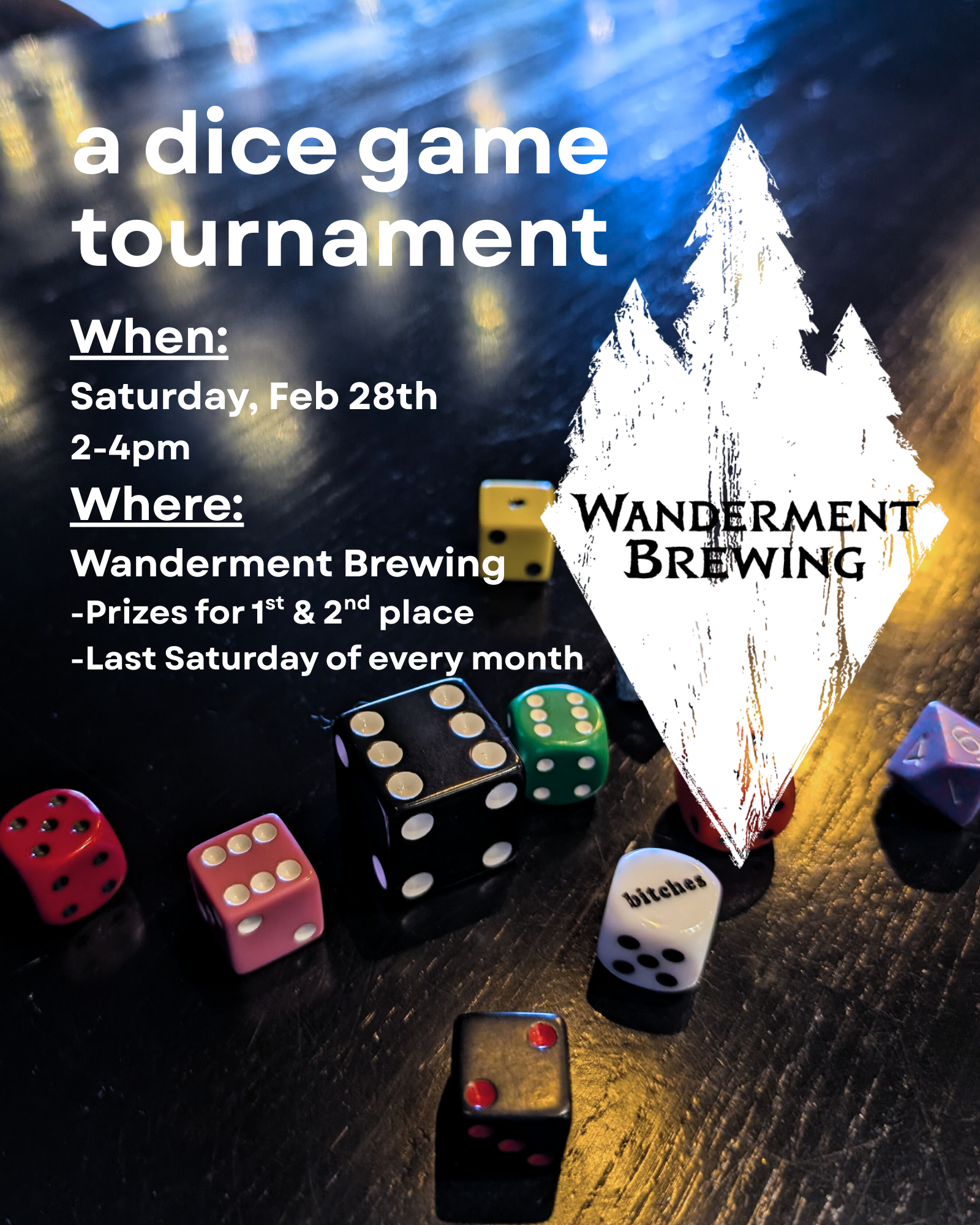 B*tches Dice Game February Tournament