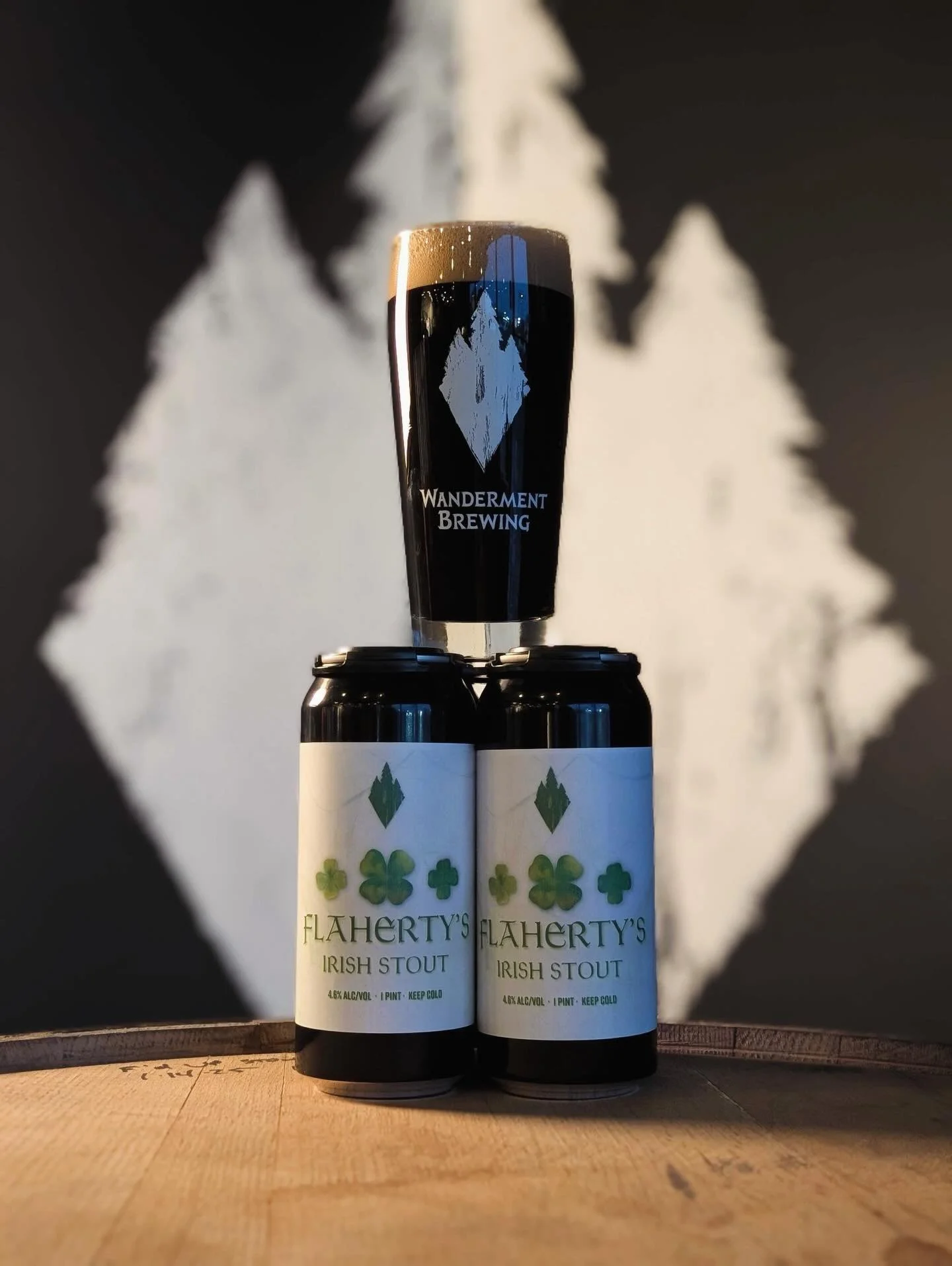 Flaherty&rsquo;s &bull; 4.6%
Irish Dry Stout

The biggest question we&rsquo;ve gotten since the beginning of the year has to be, &ldquo;Will you bring Flaherty&rsquo;s back for St. Paddy&rsquo;s?&rdquo;

Of course we are, this time we will also have 