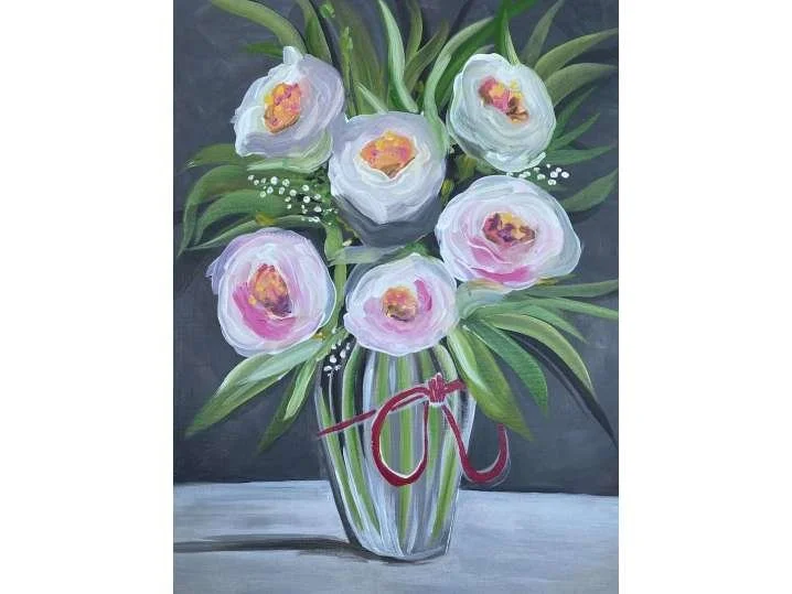 Paint and Sip: Flower Vase - Denver