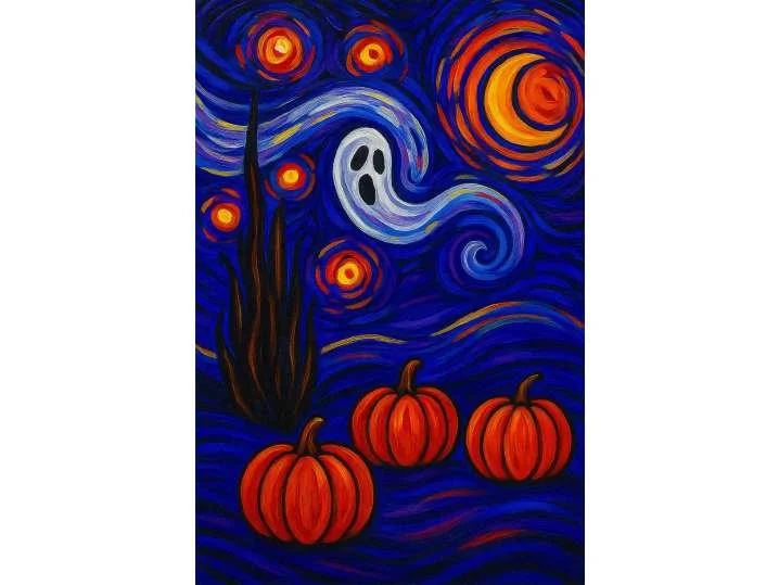 Paint and Sip: Starry Nightmares