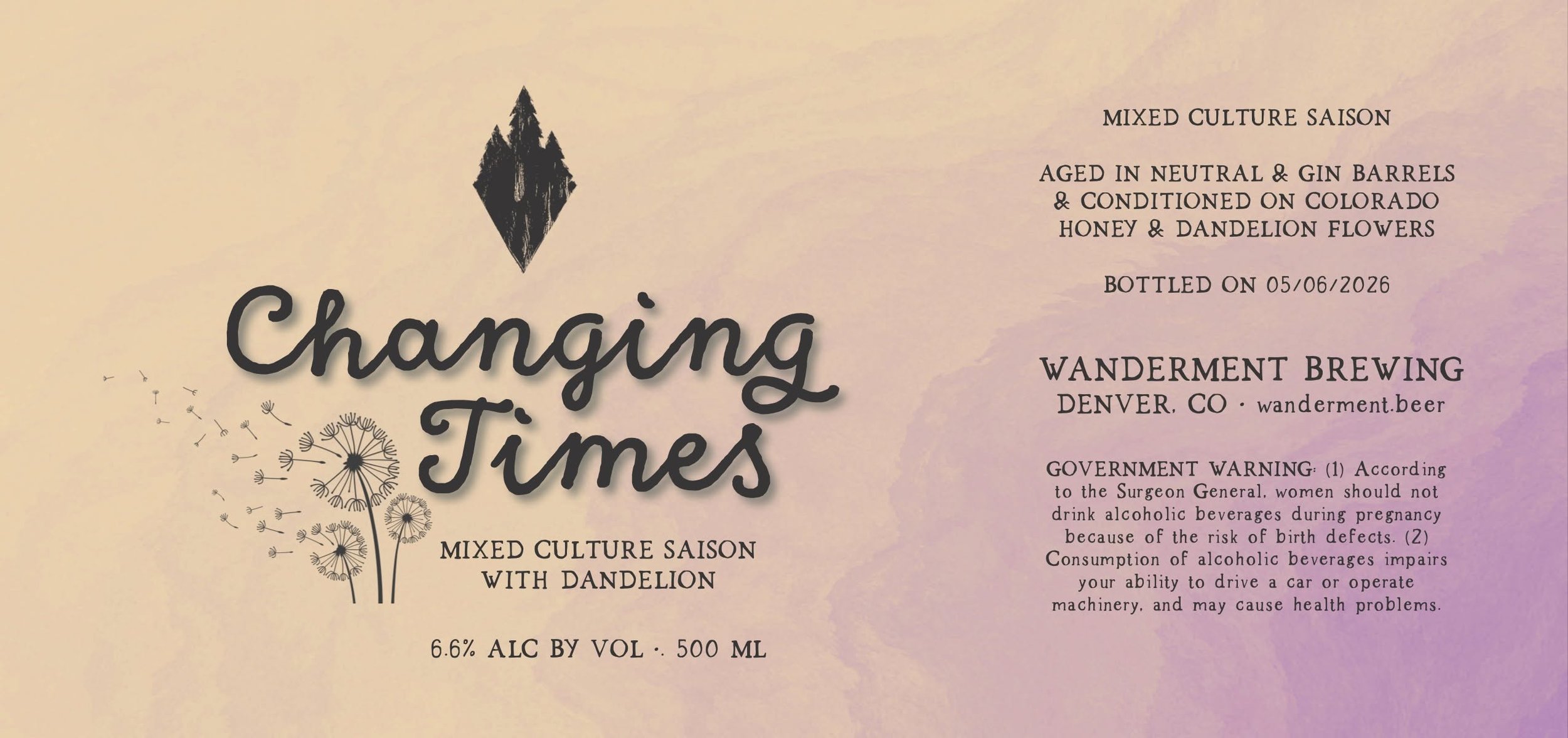 Changing Times · Dandelion Saison Release