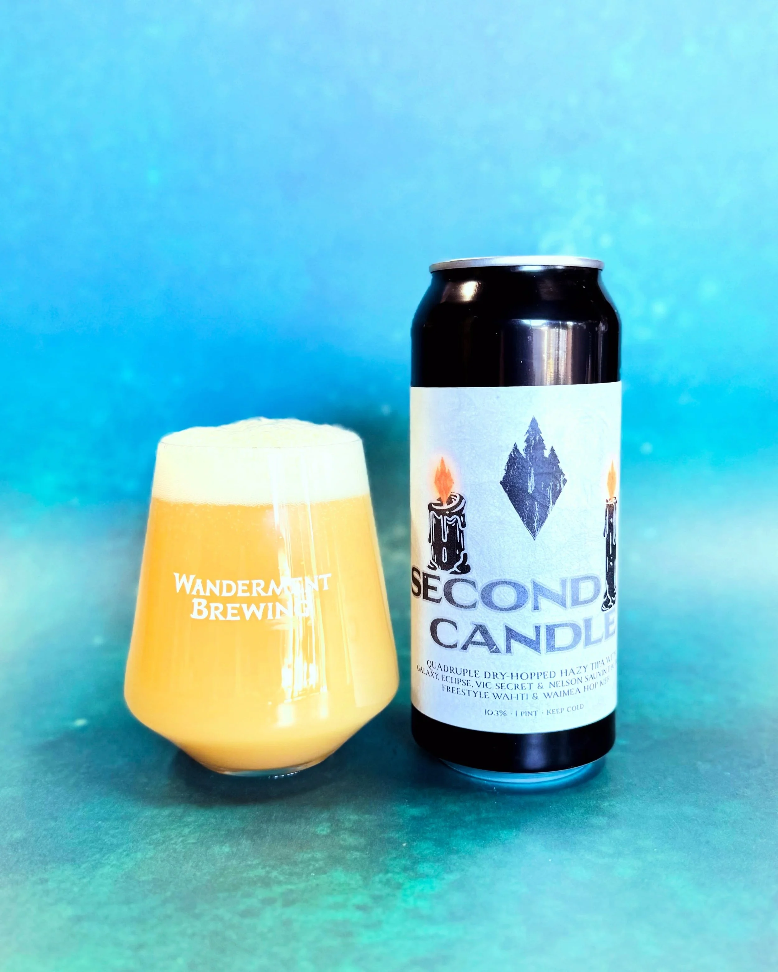 Second Candle
10.3%
Quadruple Triple IPA dry-hopped with a stupid amount of Australian and New Zealand hops

Well look who&rsquo;s back? It&rsquo;s a belated birthday celebration.

We have a very small, limited keg of a new batch of Second Candle tha