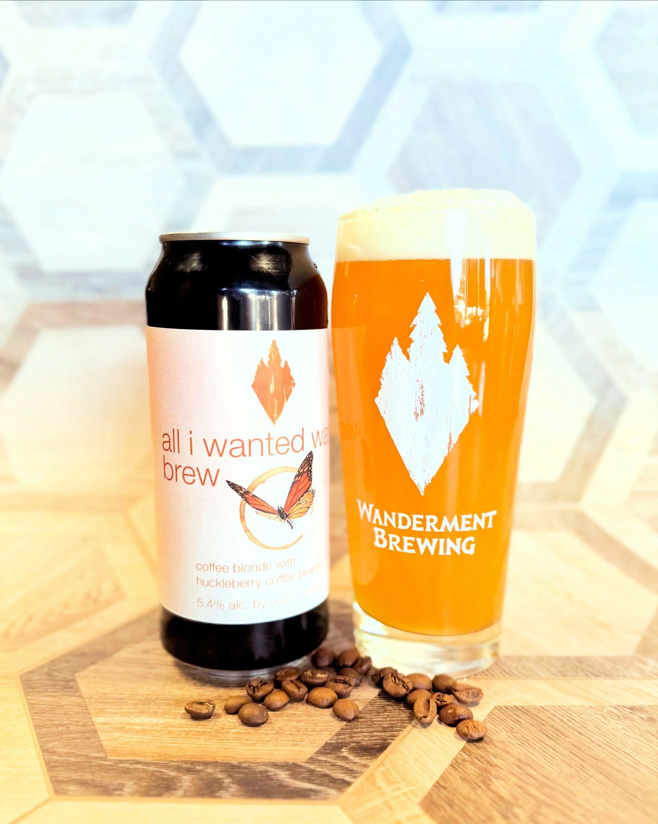 All I Wanted Was Brew has to be the most re-requested beer we&rsquo;ve ever made, and for good reason. It&rsquo;s delicious.

The wonderful combination of two of my favorite things: coffee and flavorful low-abv beer.
Don&rsquo;t let the humble 5.4% f