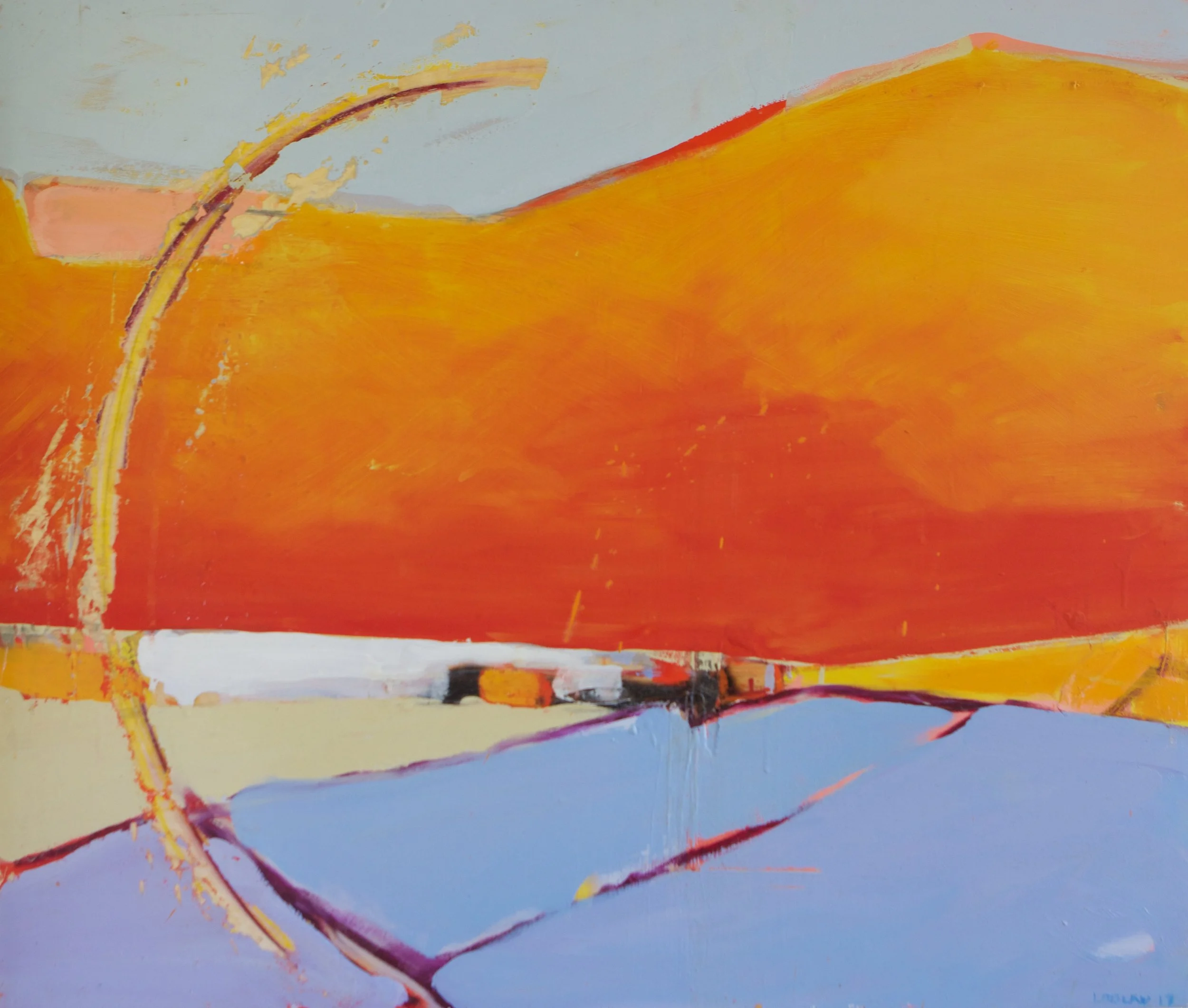 Light Logging - Oil On Burnt Wood 42x36.jpg