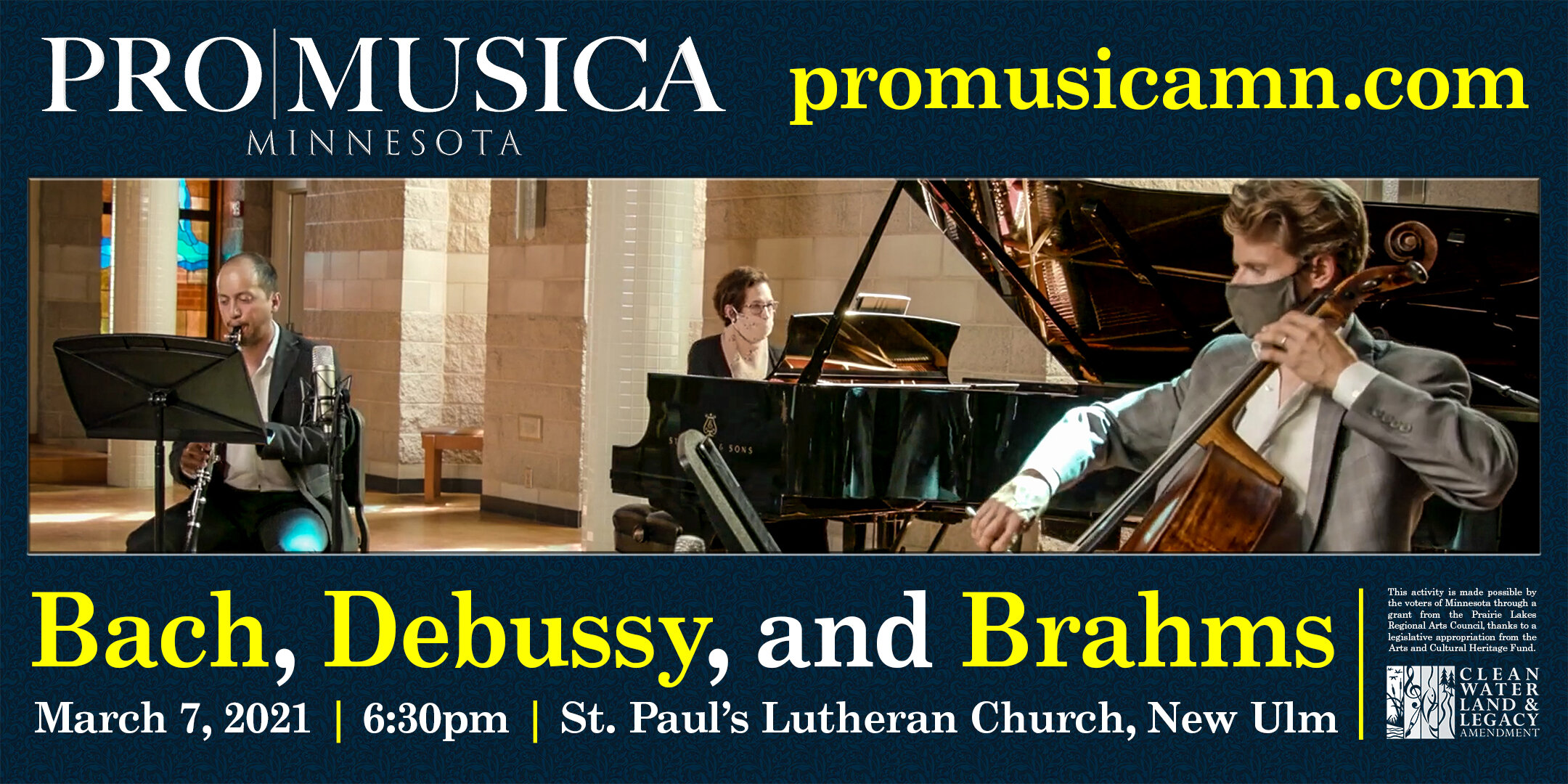 Bach, Debussy, and Brahms