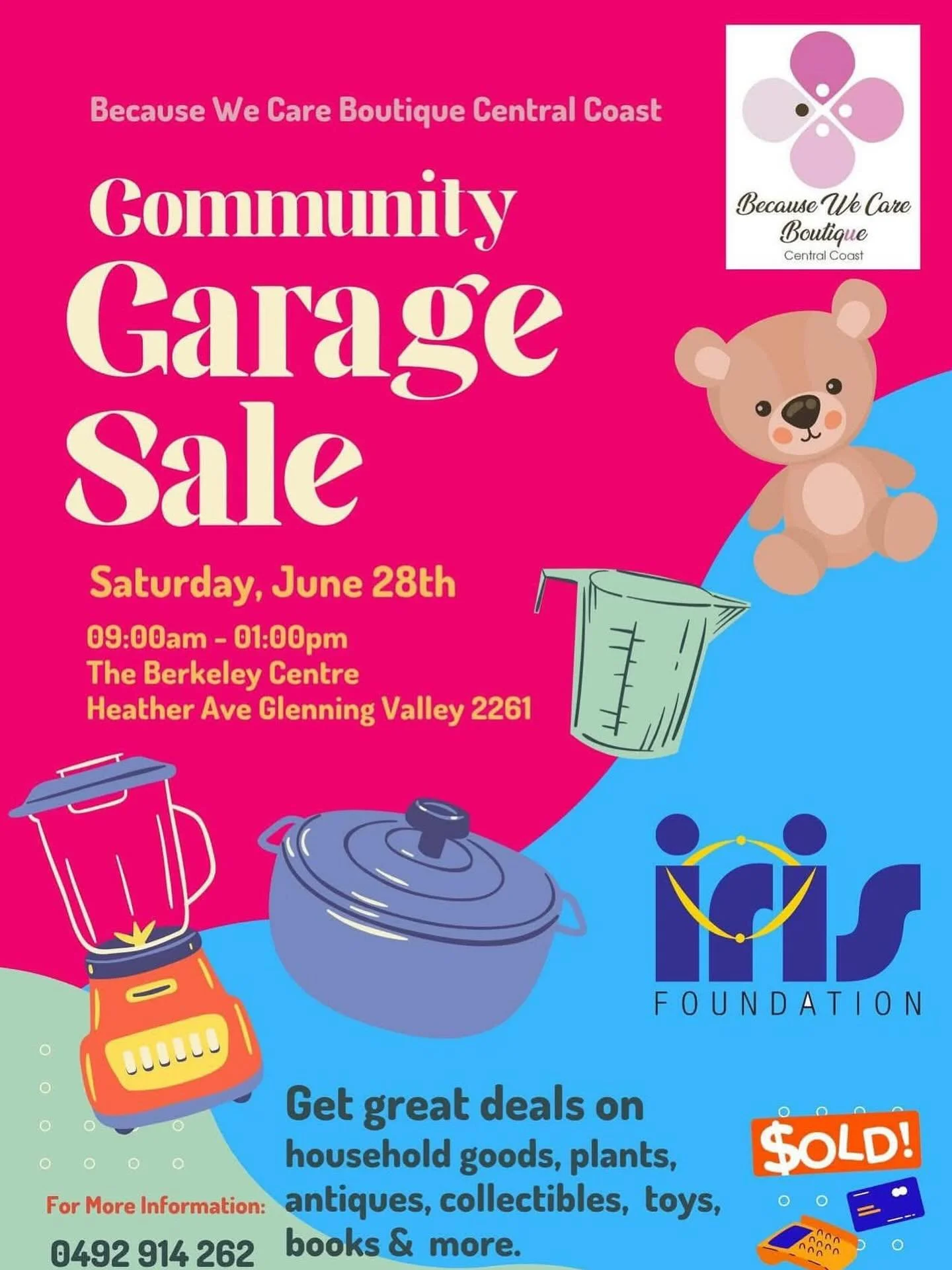 Join us this Saturday 28th for our annual charity garage sale. Sausage sizzle &amp; coffee available in the courtyard. See you there!🩷