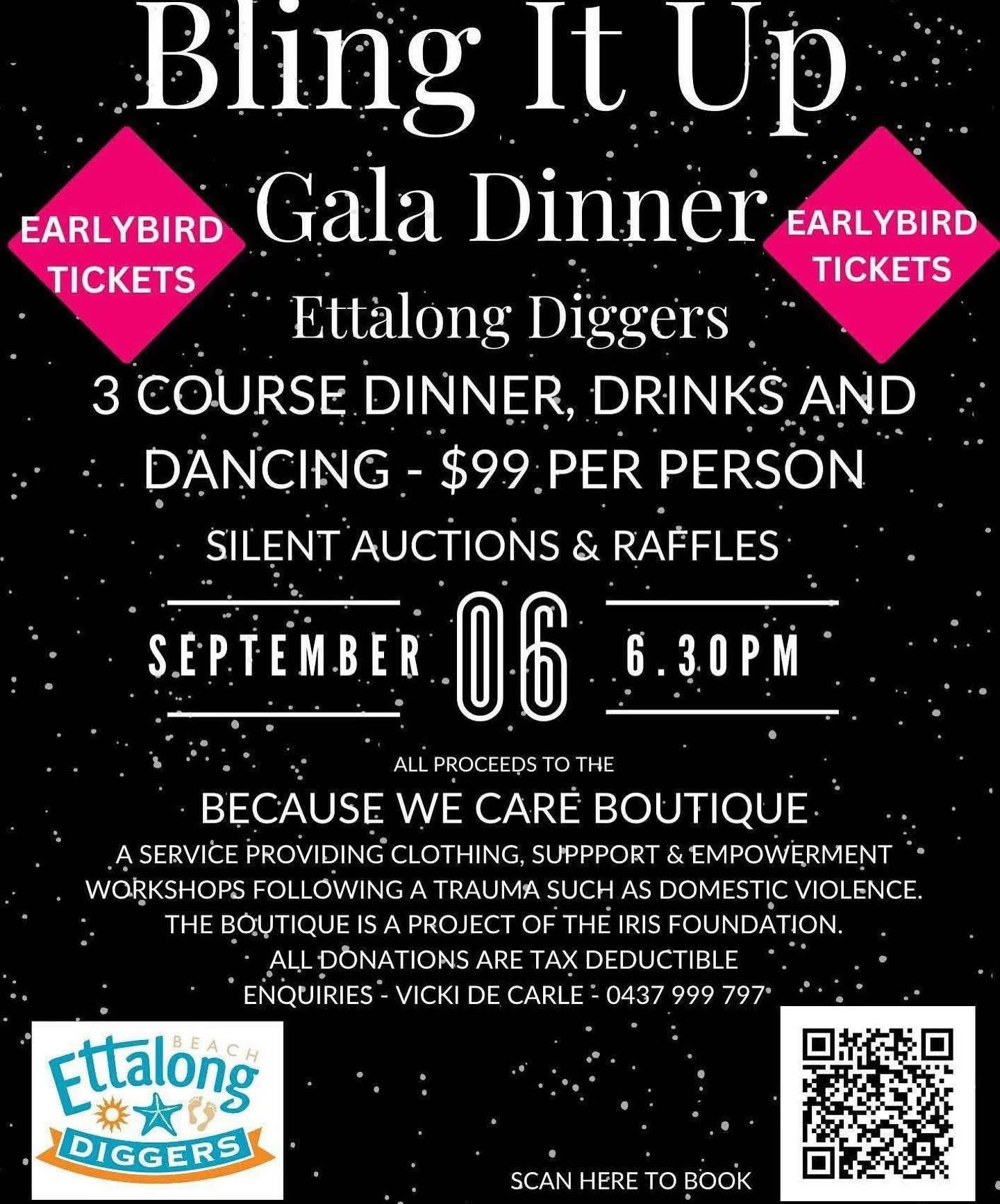 ✨💕✨💕✨💕✨💕✨
Join us for a very special Charity Gala Event like no other! 

3 course meal, drinks package, silent auctions, raffles, entertainment &amp; lots of dancing!! 

For sponsorship options please contact our fabulous Fundraising Coordinator 