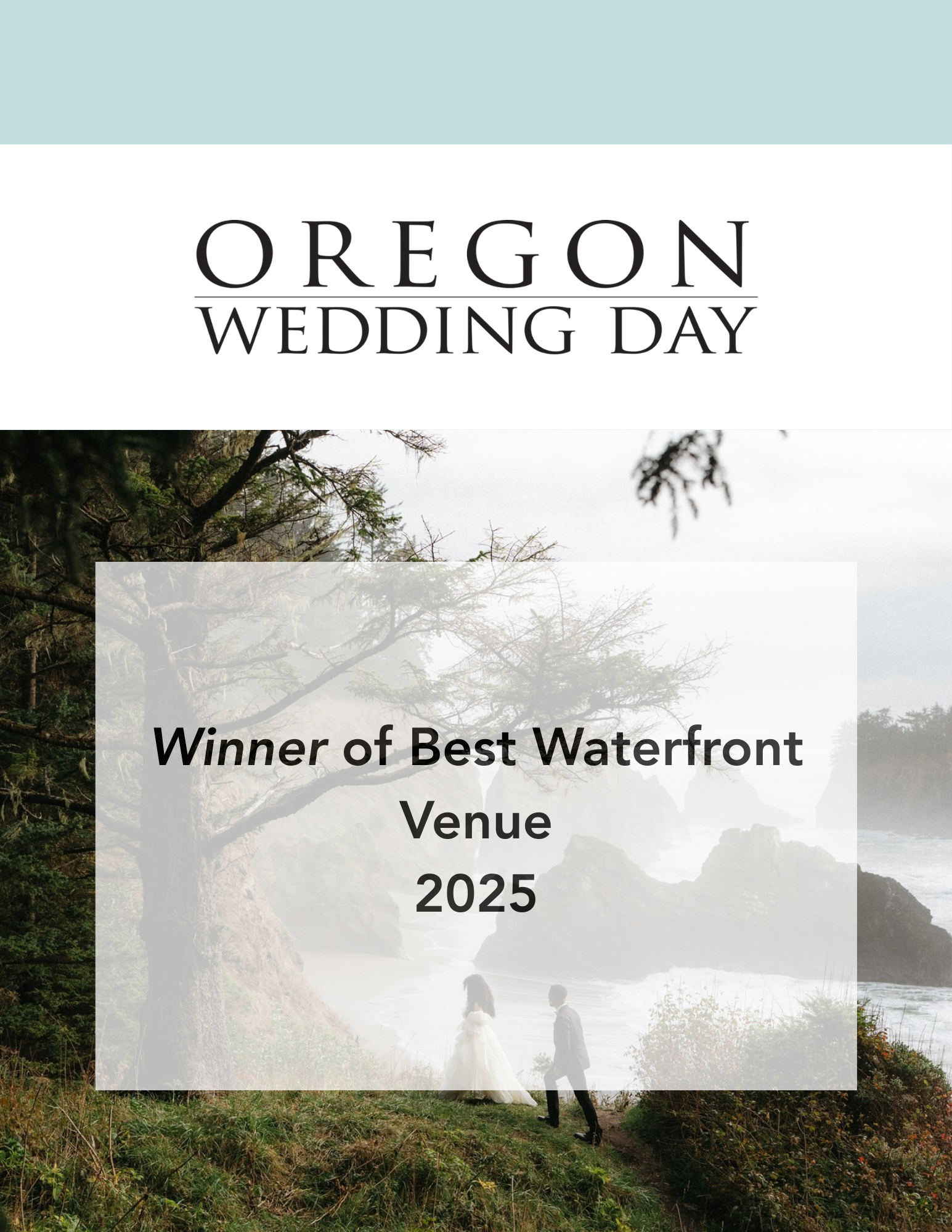 Oregon Wedding Day - Best Waterfront Venue