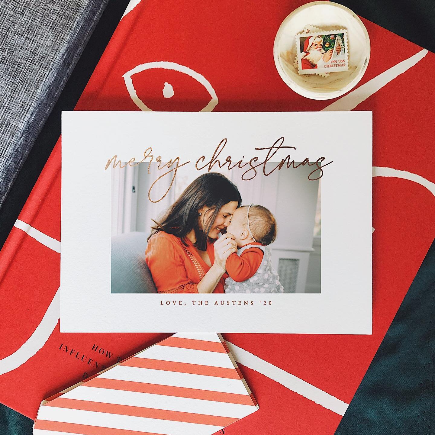 &ldquo;CM2020&rdquo; at @minted gets you 25% off everything + free shipping 🙌 AND the opportunity to support independent designers like yours truly. This foil-pressed holiday card is called &ldquo;Dancer&rdquo; and comes in a bunch of festive color 