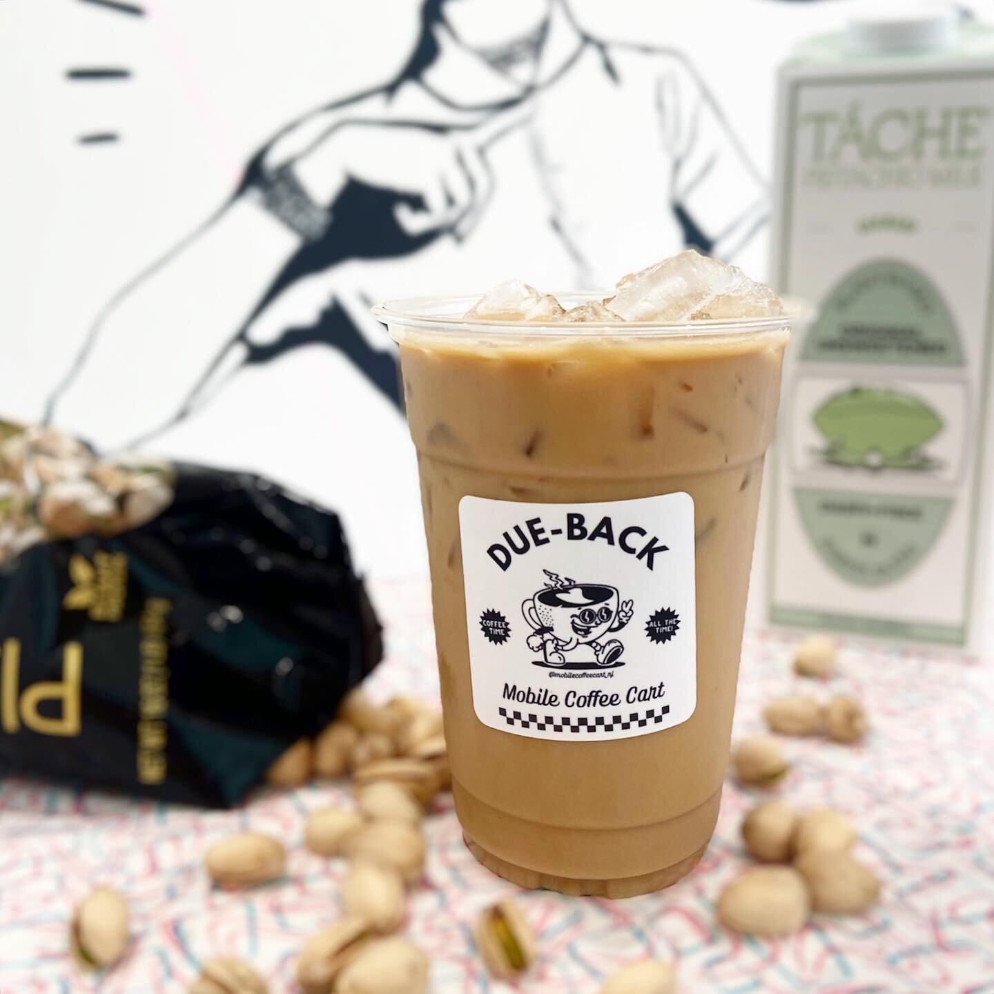 🧂Tache.0 🐿️

Pistachio lovers rejoice! Espresso, pistachio milk, pistachio simple syrup and cracked sea salt. Available hot or iced!