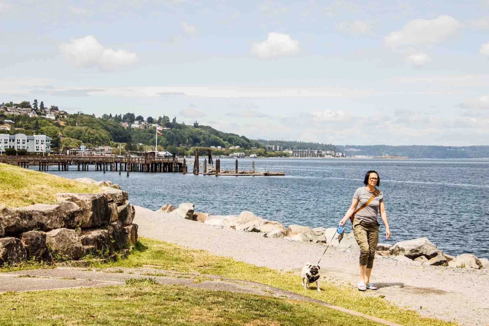 Walking at Point Ruston