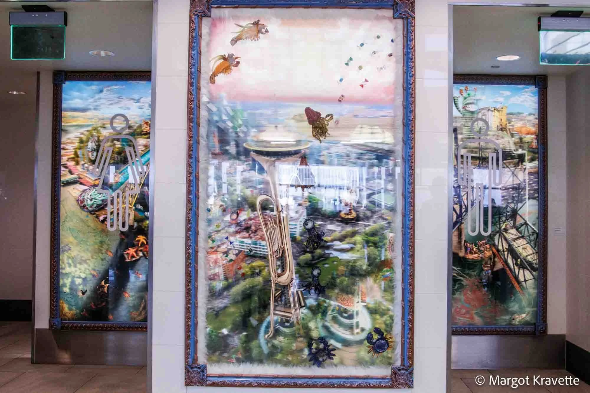 Concourse D, GATE 11. Artists: Einar and Jamex de la Torre. Completed 2025 INAL