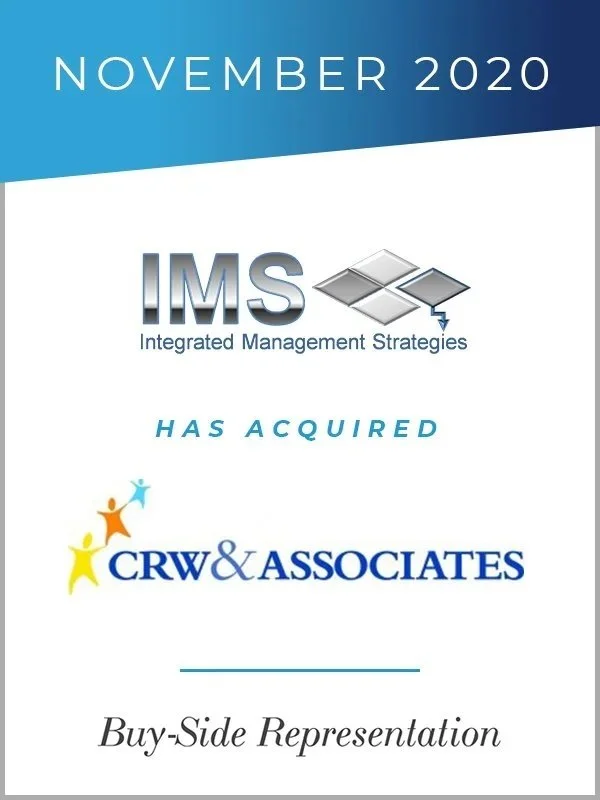 Genaesis Advises Both Parties on Integrated Management Strategies’ Acquisition of CRW & Associates