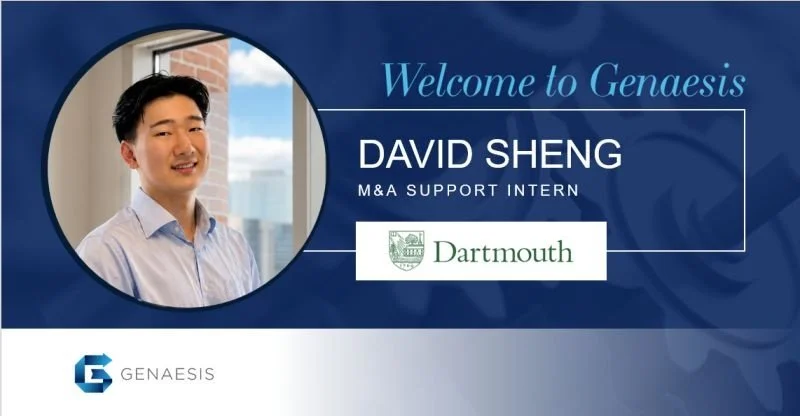 David Sheng Joins as a Summer M&A Support Intern from Dartmouth