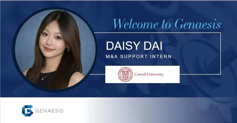 Daisy Dai Joins as a Summer M&A Support Intern from Cornell