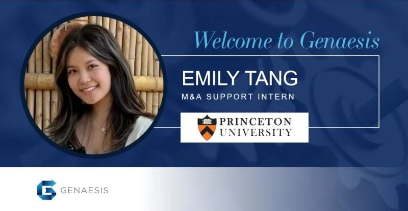 Emily Tang Joins as a Summer M&A Support Intern from Princeton