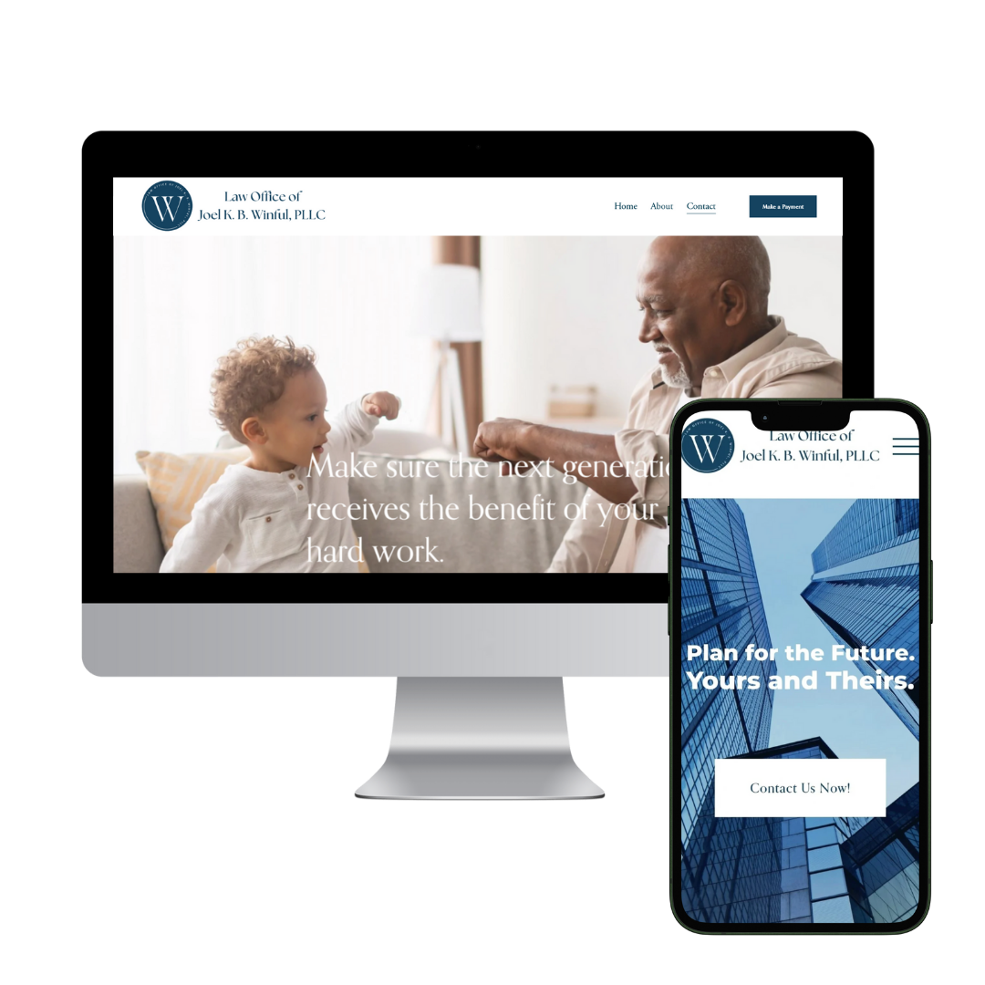 Kimberlee Walter Design Winful Law website phone