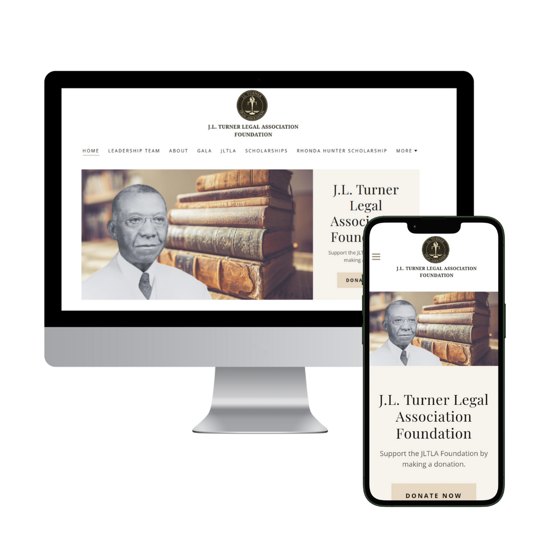 Kimberlee Walter Design for JLTLA Foundation website phone