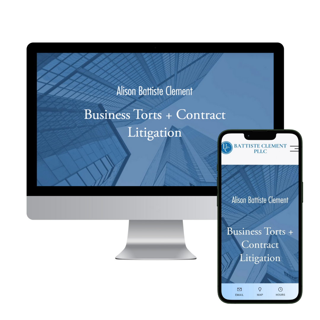 Kimberlee Walter Design for Battiste Clement  website phone