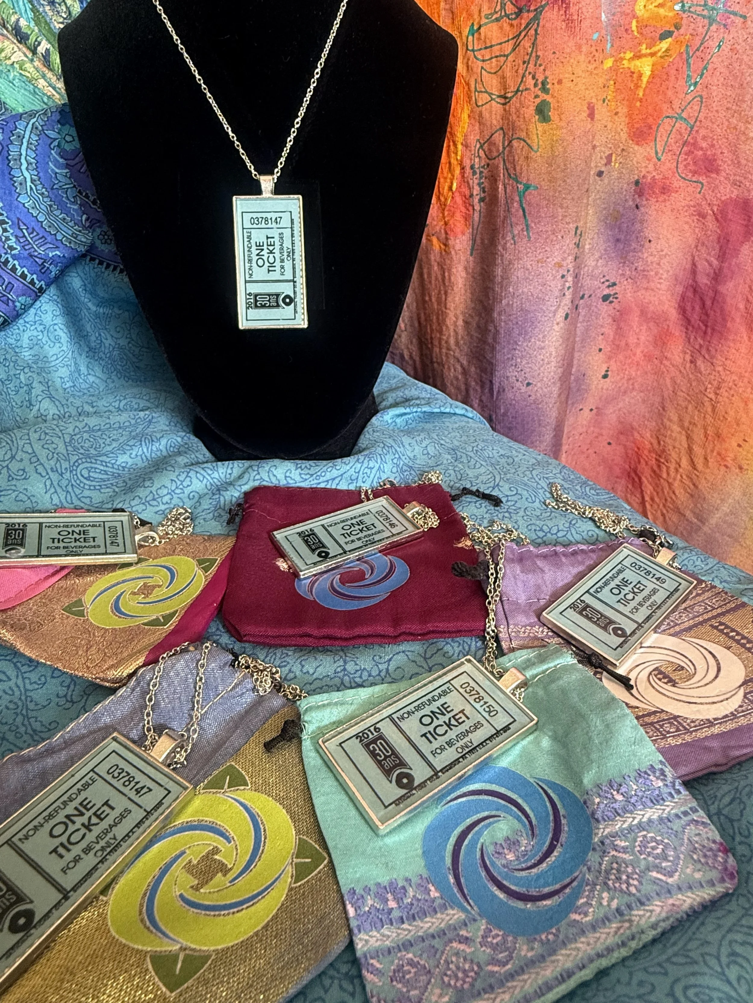 Ticket Necklace