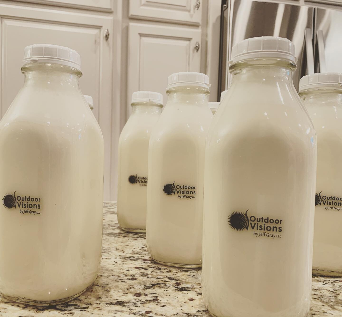 Fresh homemade egg nog heading out to some clients today. Thankful for another great year and we hope everyone has a Merry Christmas and a Happy New Year!