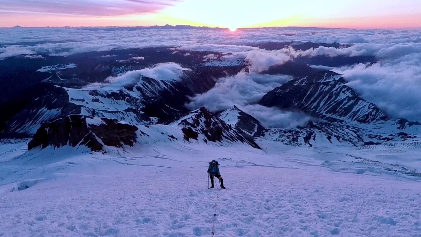 Rainier, Shasta, Hood, and Broken Top