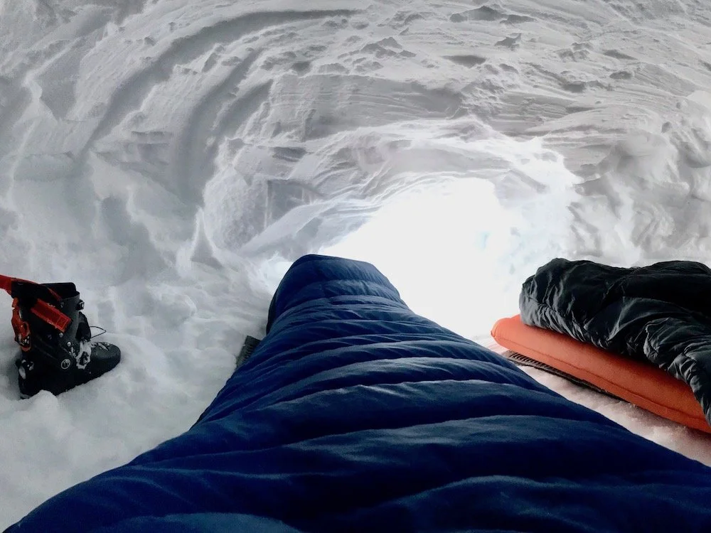 Snow camp in the Gore Range of Colorado
photo: Dave Shuey