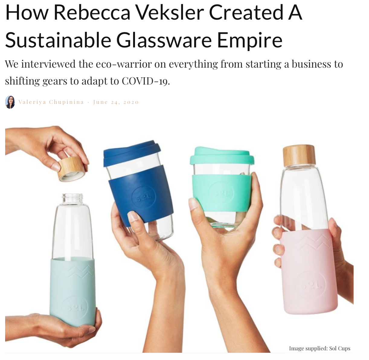 Sustainable Empire Sol Cups