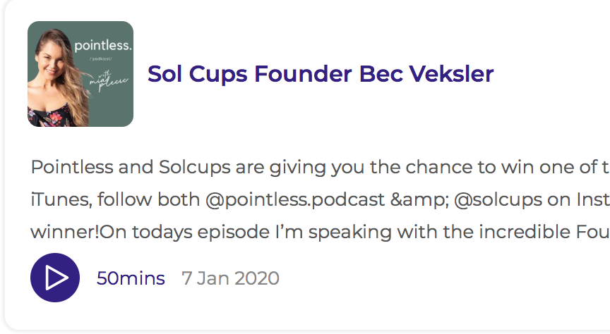 Podcast with Mia Plecic - Slick Stick Founder