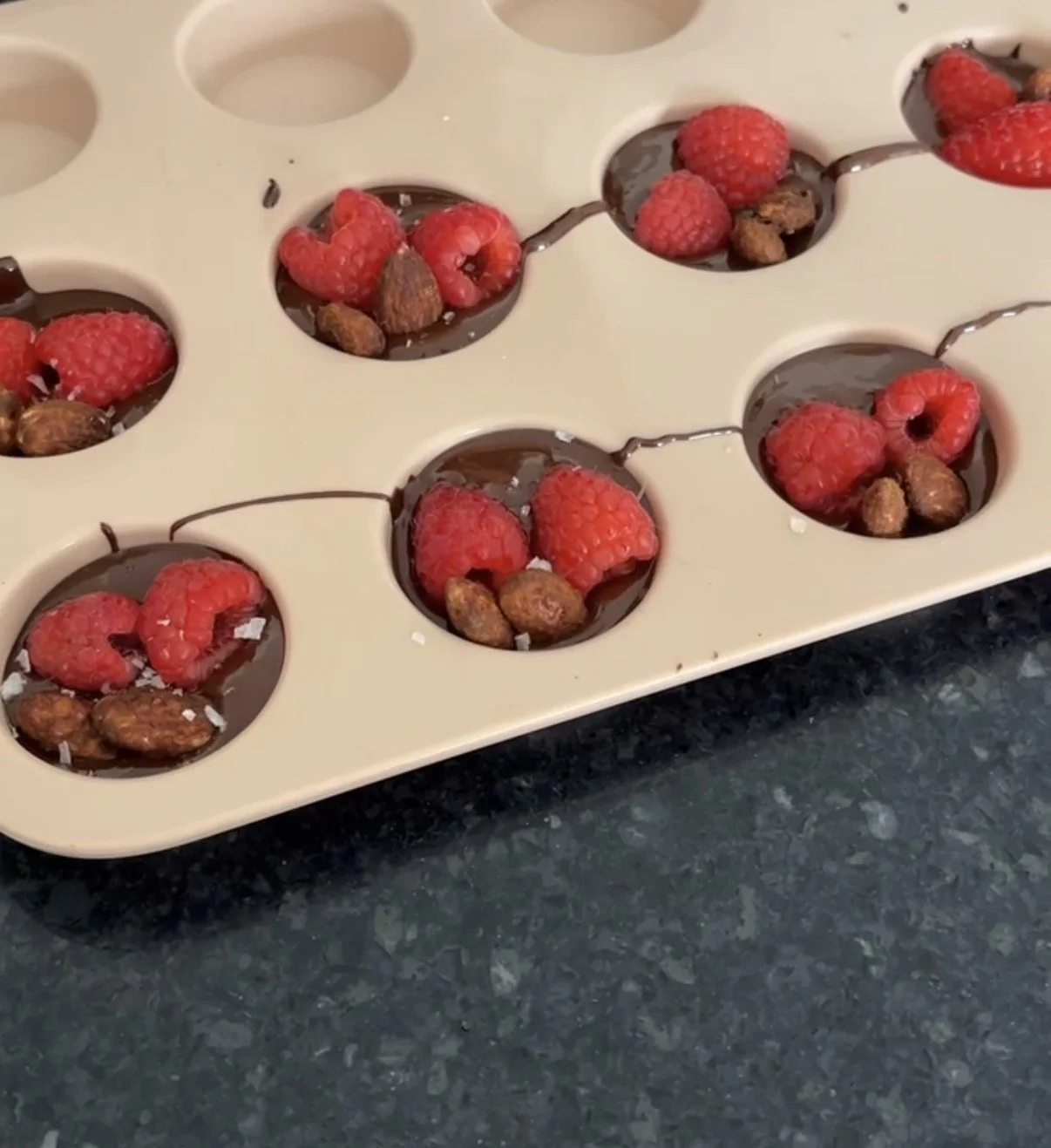 Chocolate Raspberry Almond Bites&nbsp;