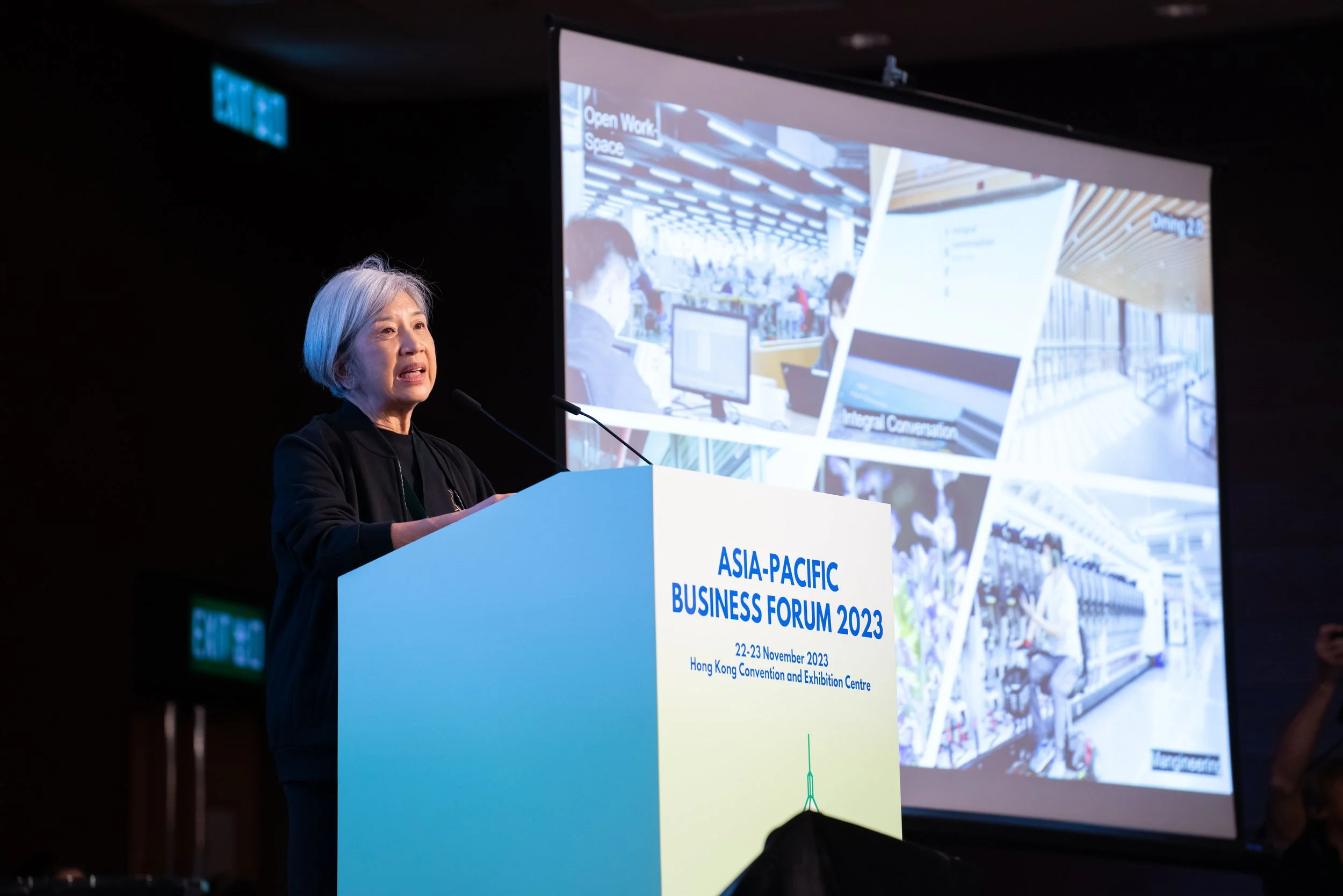 John McGrane/HK Gov/ESCAP (UN).  Asia Pacific Business Forum, 2023.