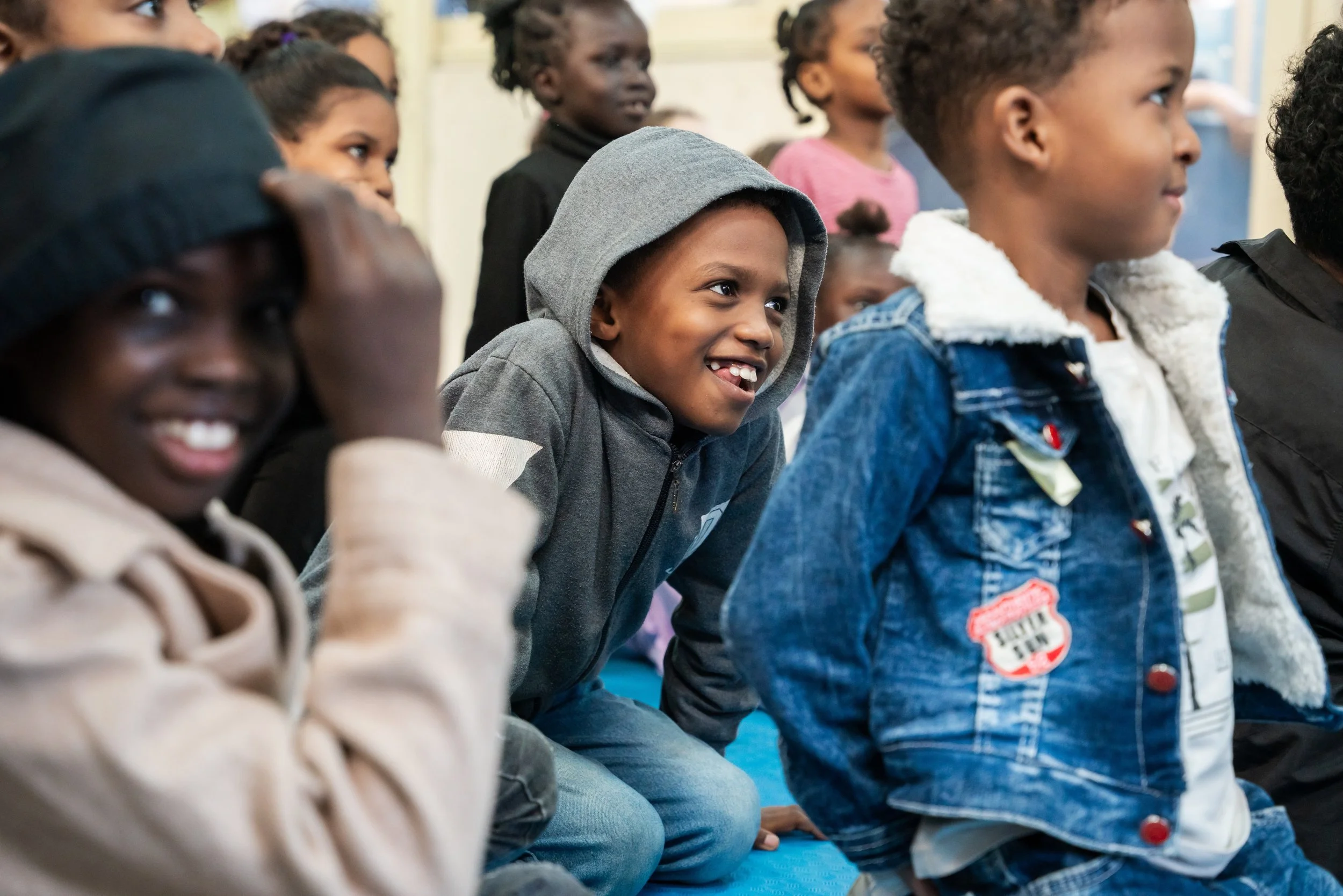 John McGrane / UNHCR. Clowns Without Borders. 2025