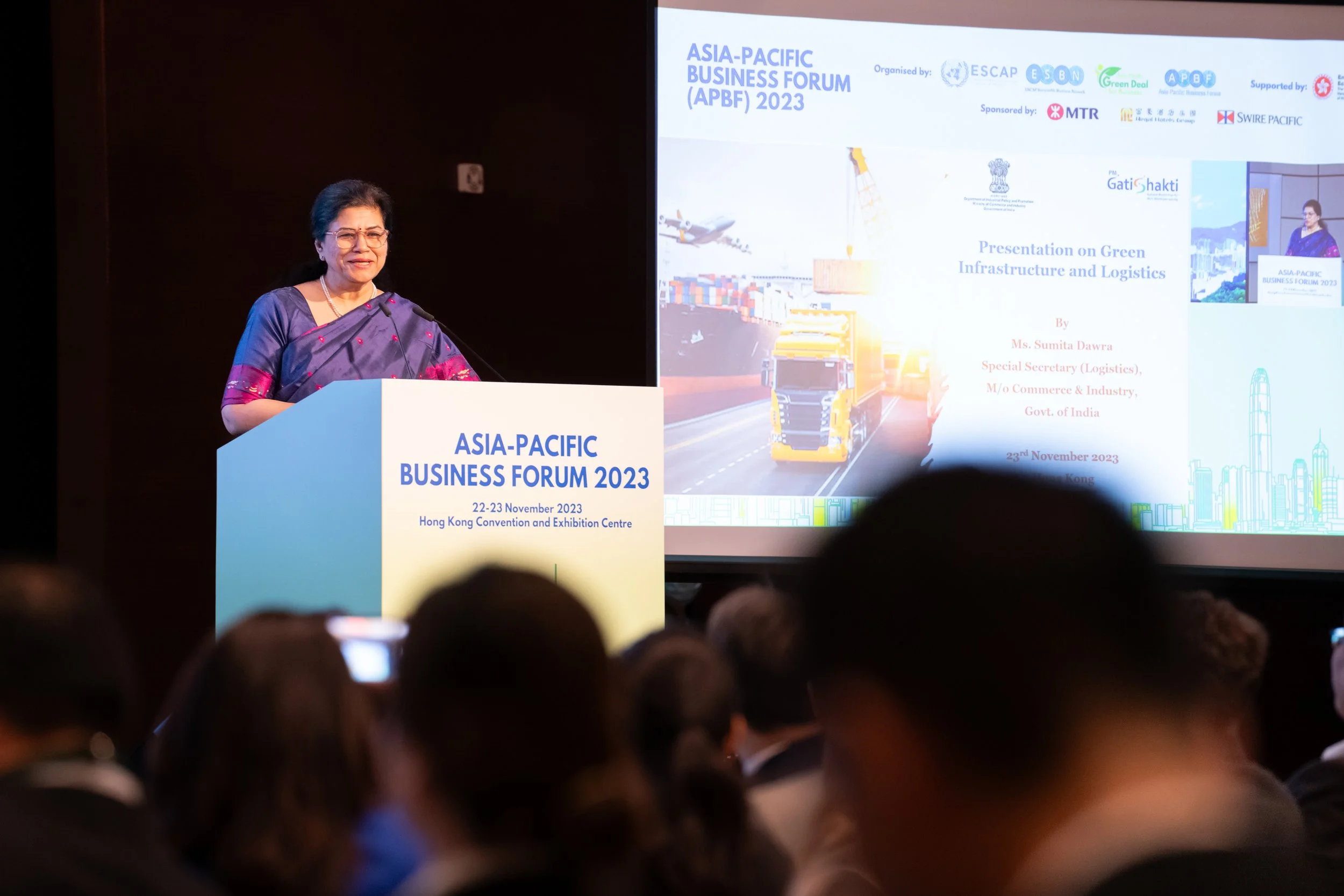 John McGrane/HK Gov/ESCAP (UN).  Asia Pacific Business Forum, 2023.