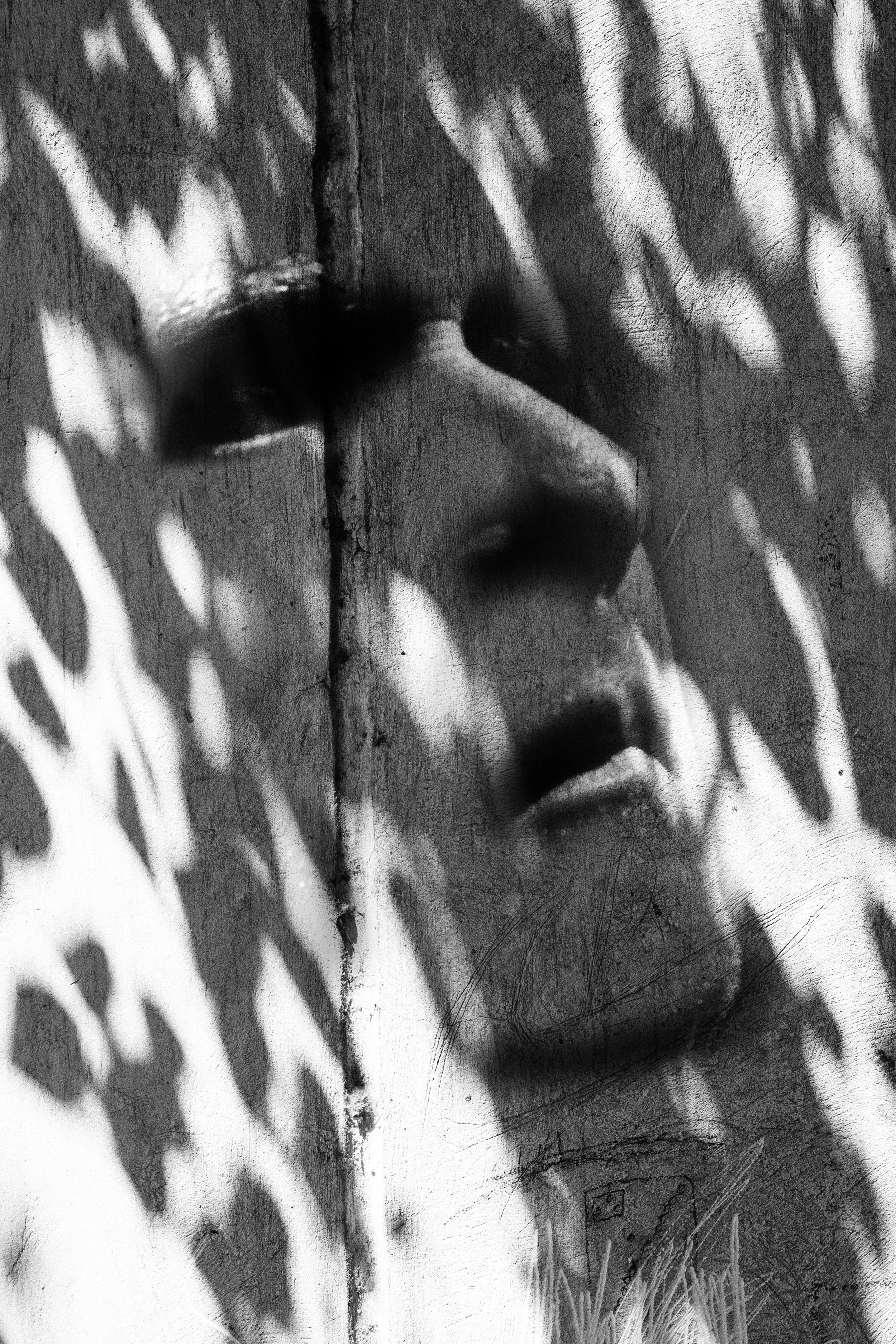 "Reflecting in the Shadows" from "People & Place" series. 2025.
Composite image, created using blending techniques in Photoshop.