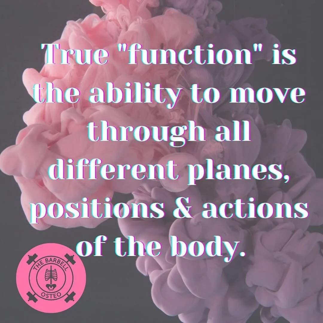 fUnCtiOnAl TrAiNiNg 🙃

If we zoom out and really define what functional training looks like, its clear that  traditional weightlifting isn&rsquo;t really very &ldquo;functional&rdquo;

We are in one plane of motion - sagitall 

We are heavily biased