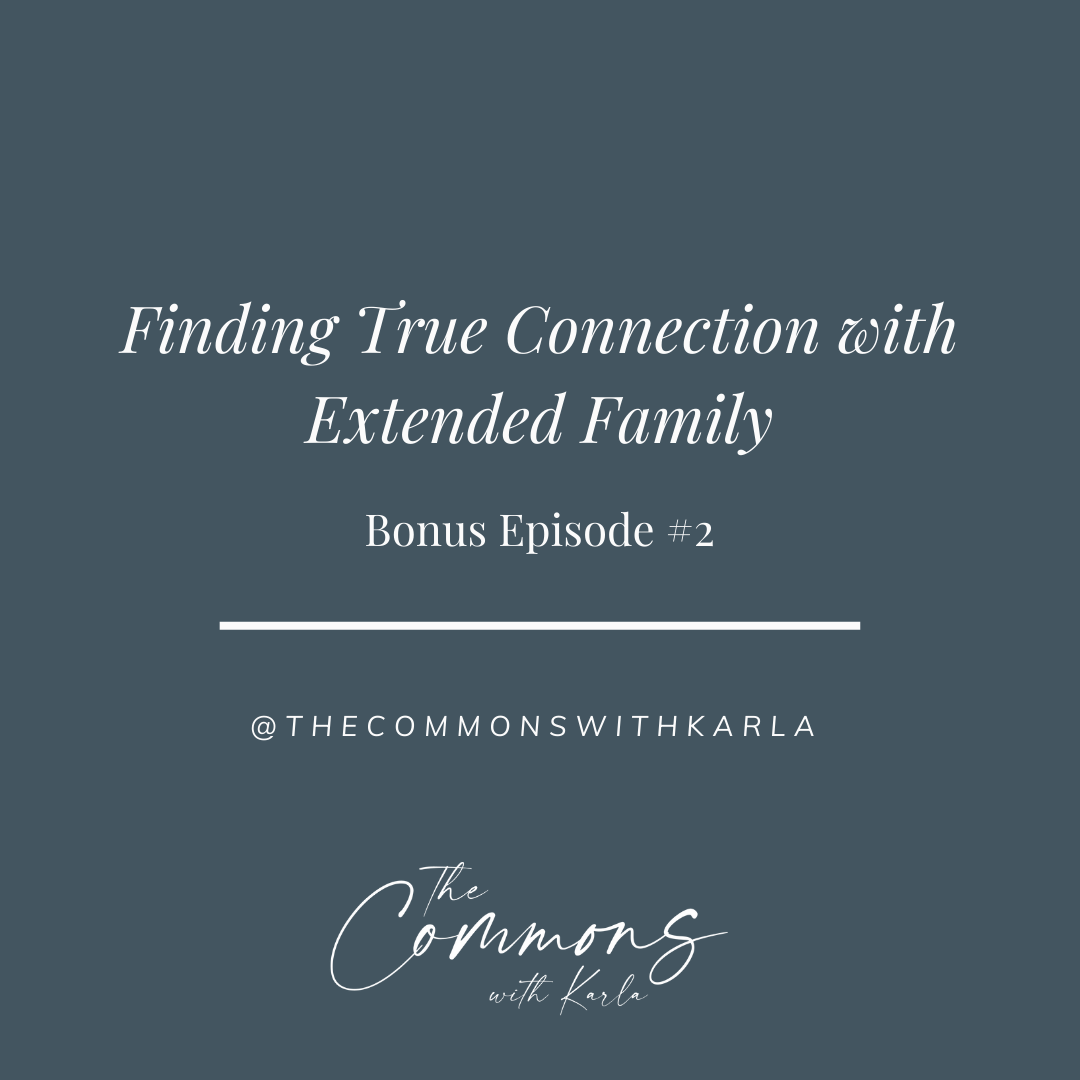 Bonus #2: Finding True Connection with Extended Family