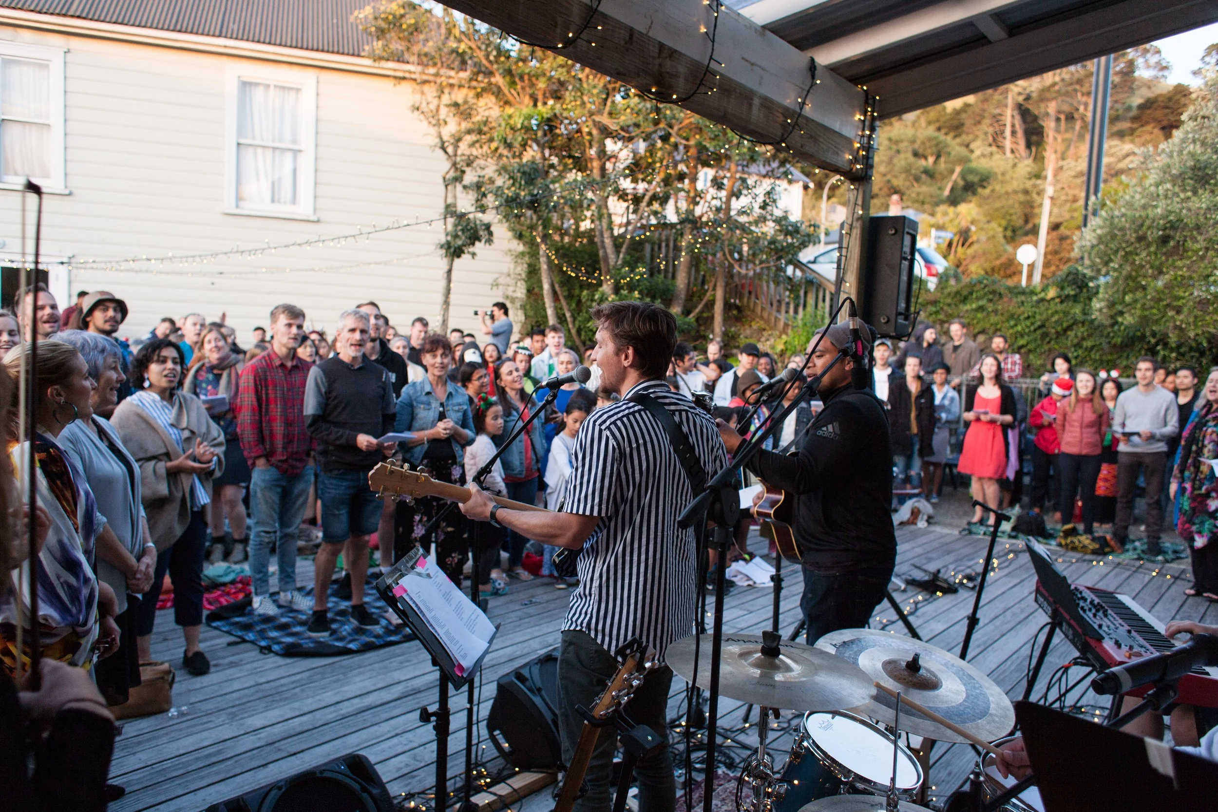 Carols on the Deck