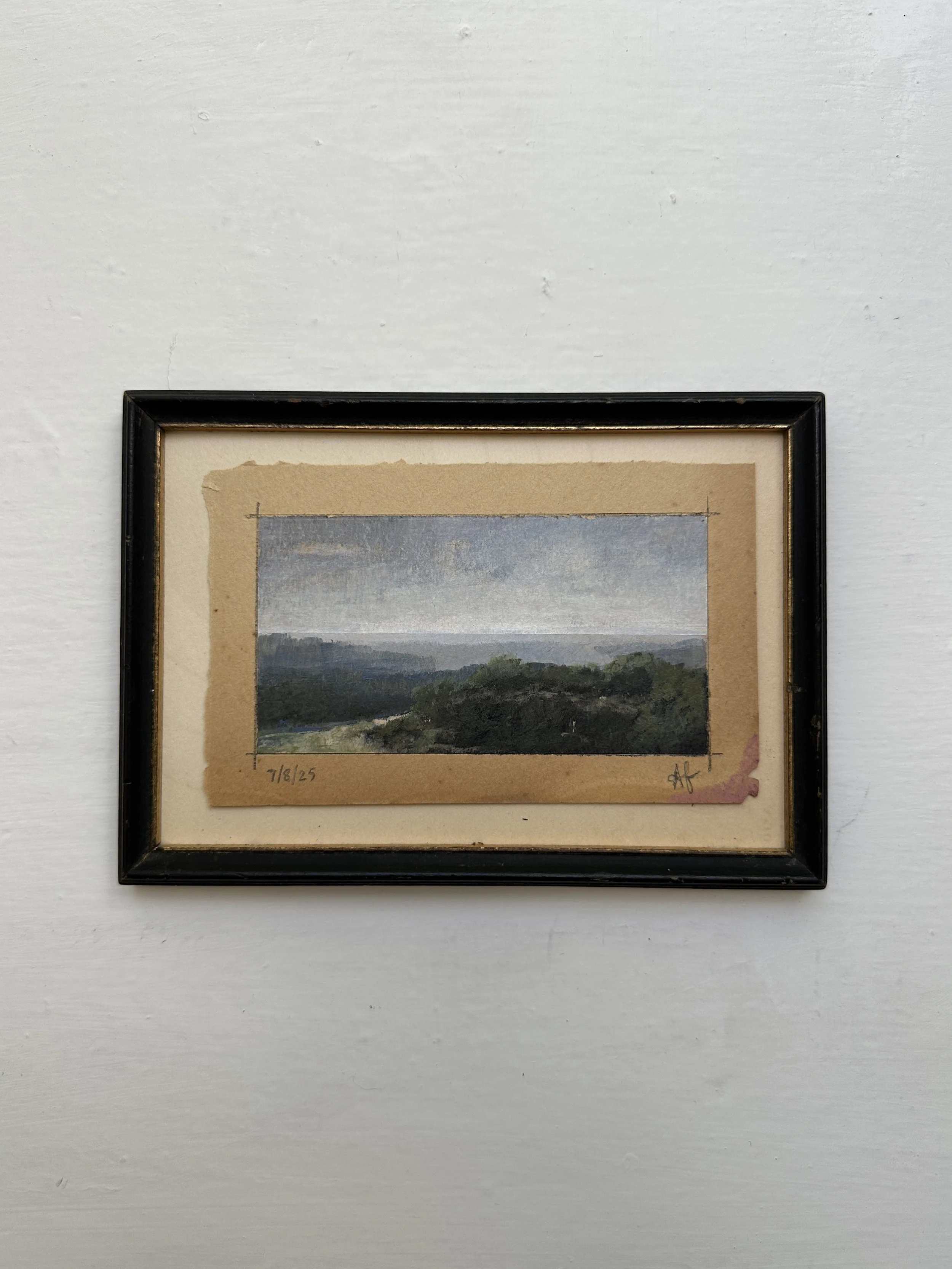 Hill Country study VI (6.5x4.5)