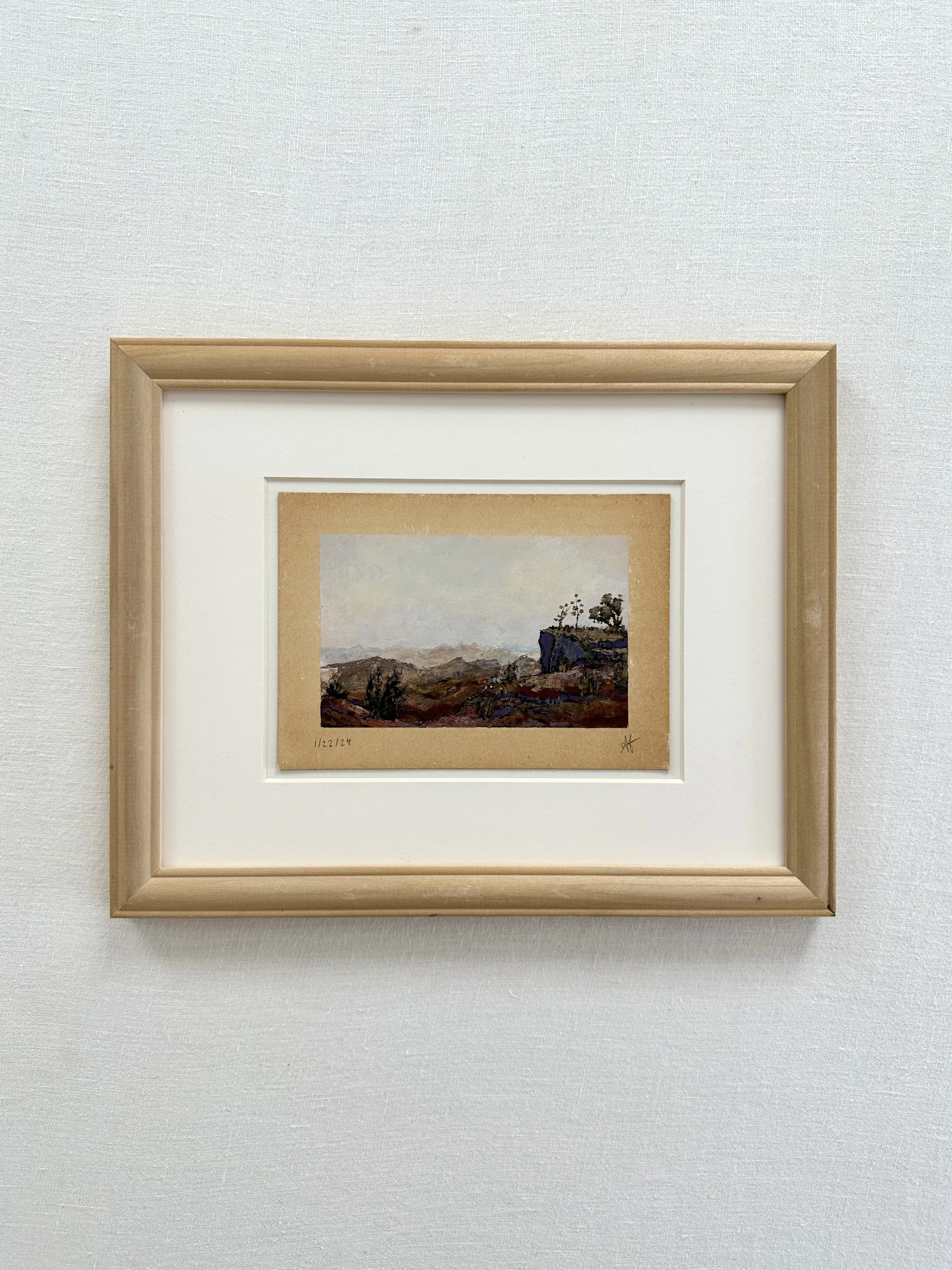 Desert IV. Big Bend, South Rim (9¾ x 12¼)