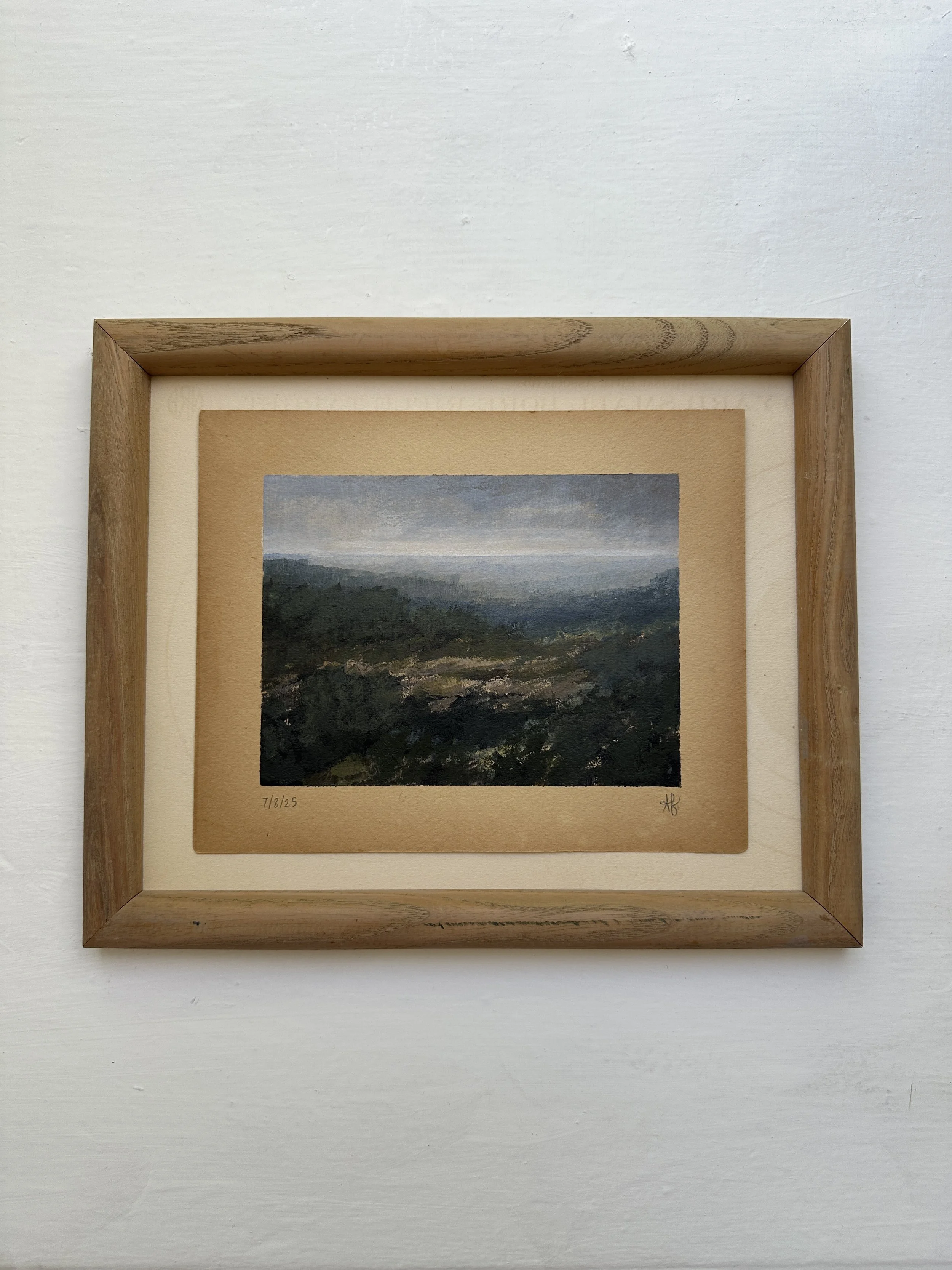 Hill Country study V (11X9)