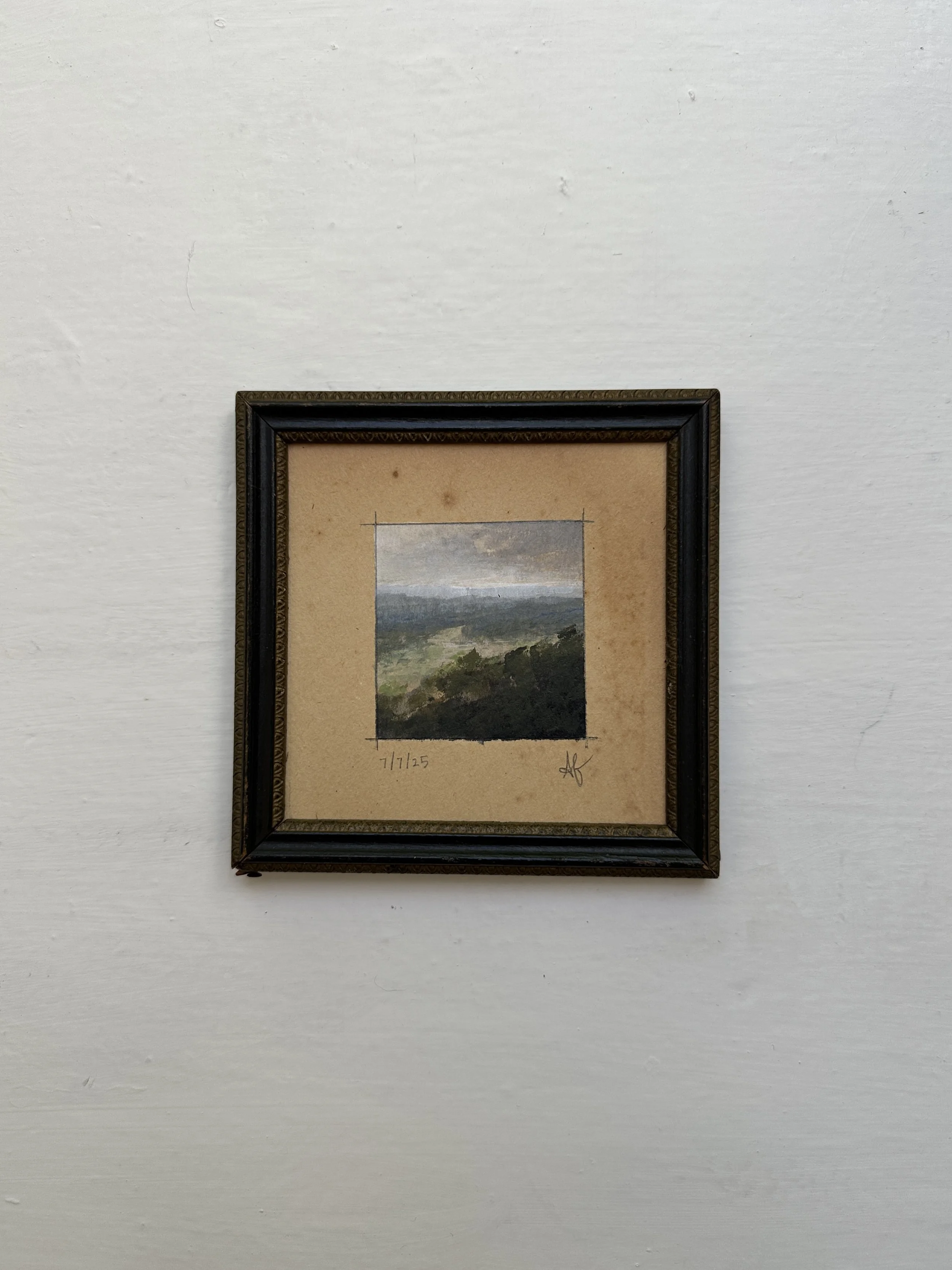 Hill Country study II (4.5x4.5)